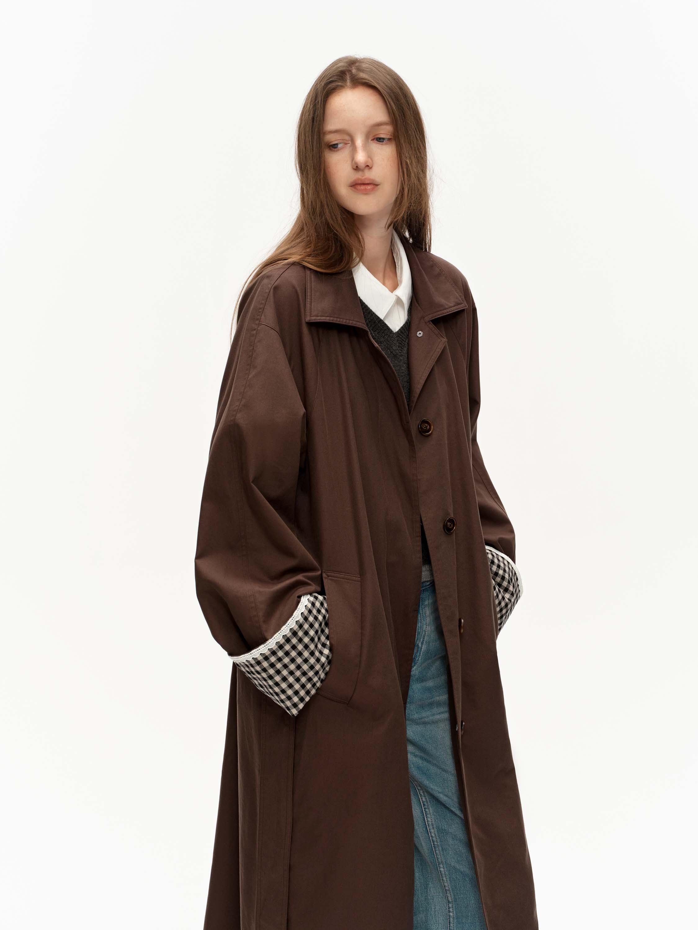 Straight-cut Long Coat