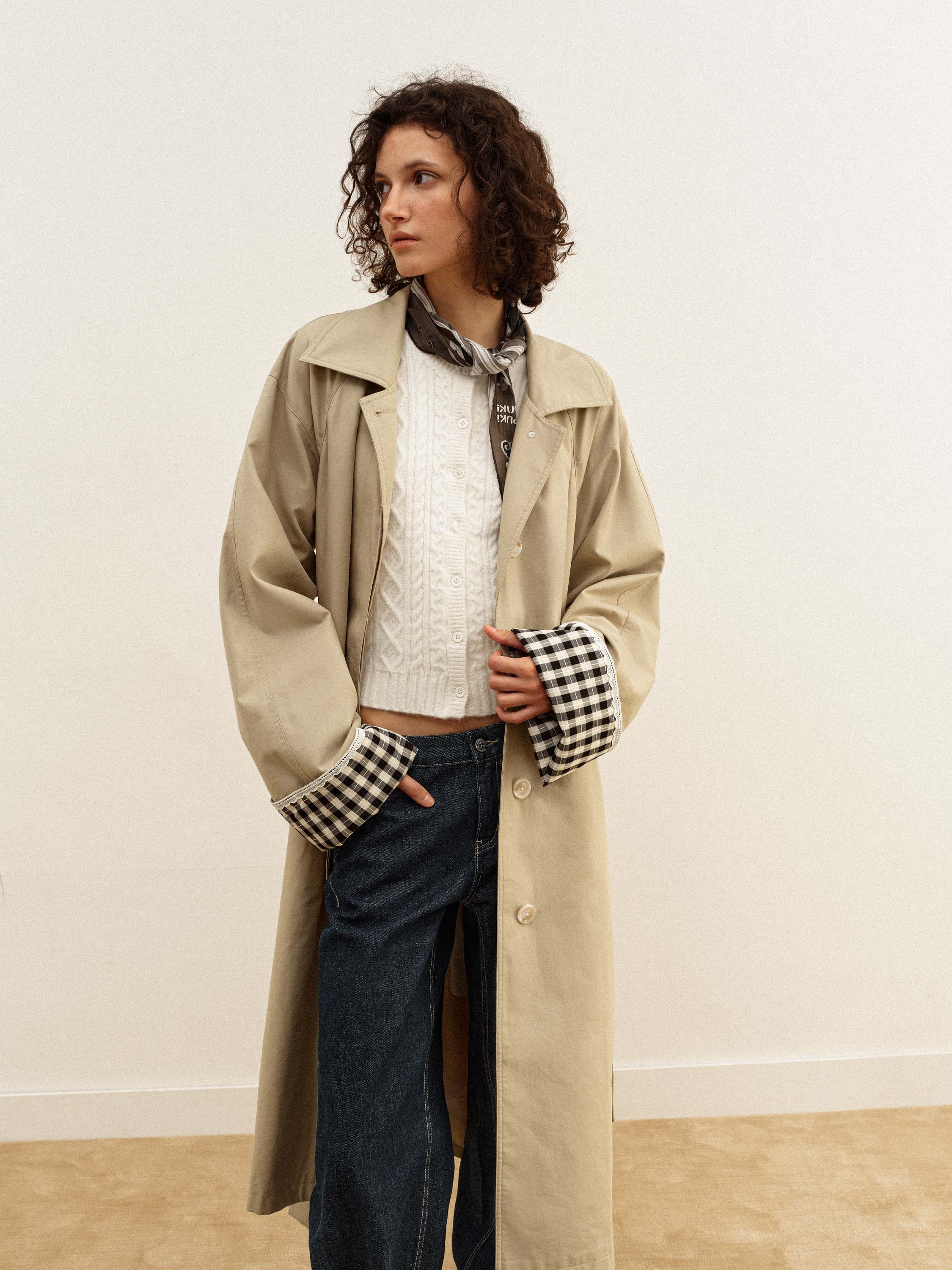 Straight-cut Long Coat