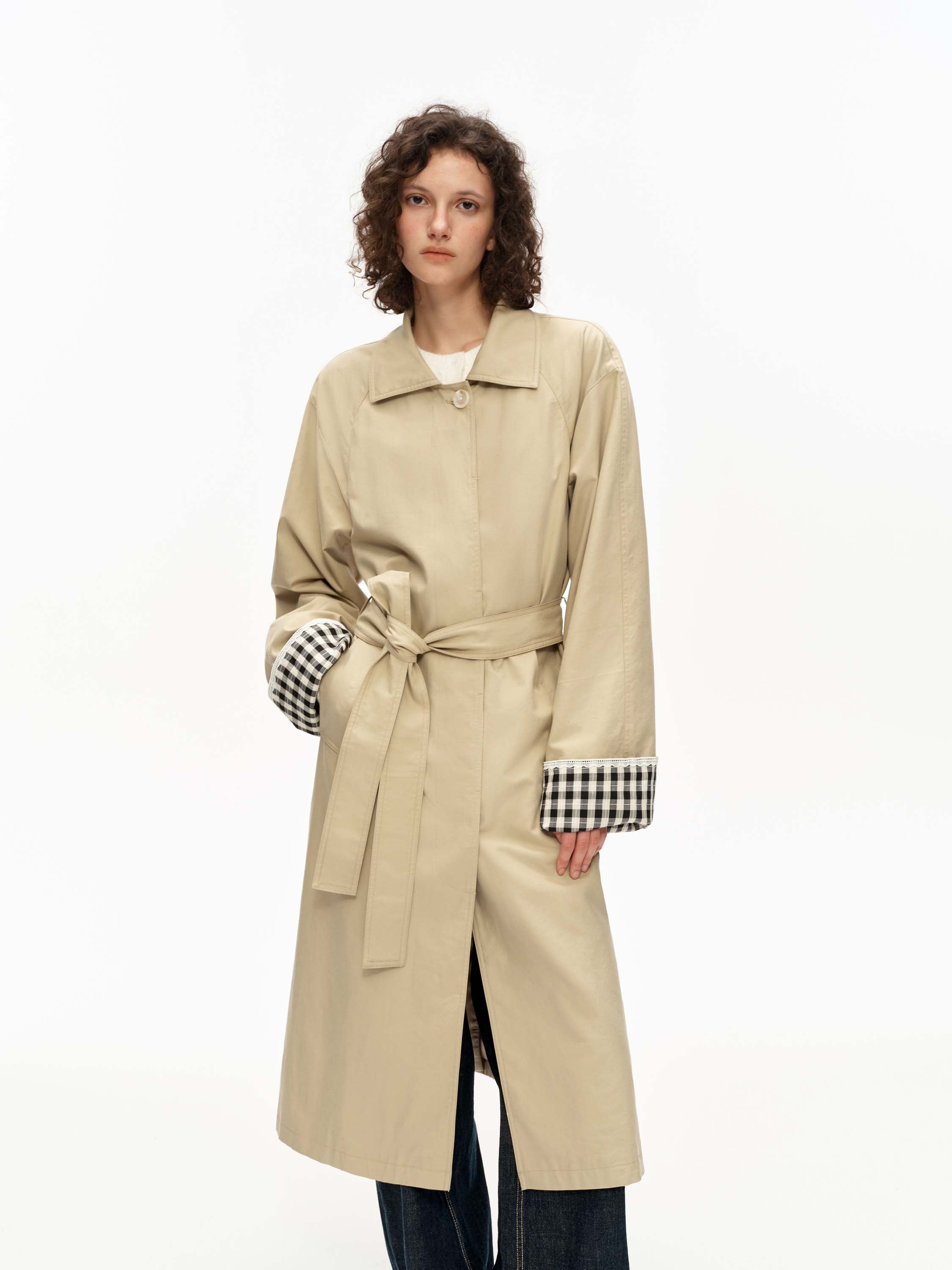 Straight-cut Long Coat