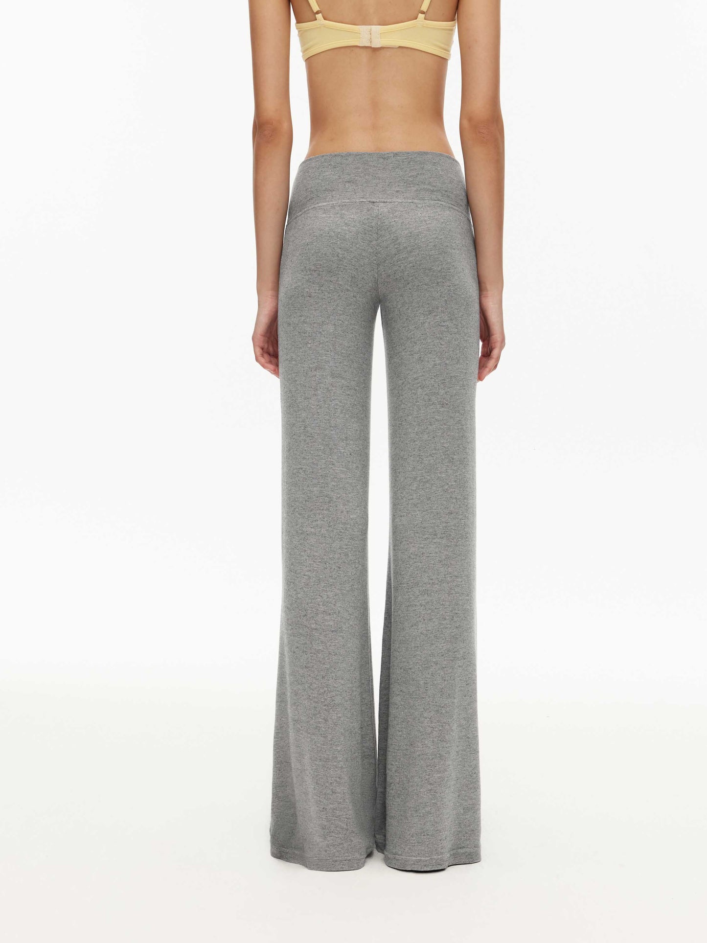 V-Waist Knit Trousers Sets