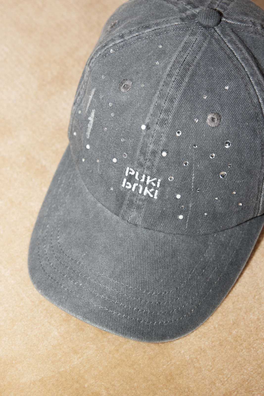 Crystal-Wash Denim Baseball Cap