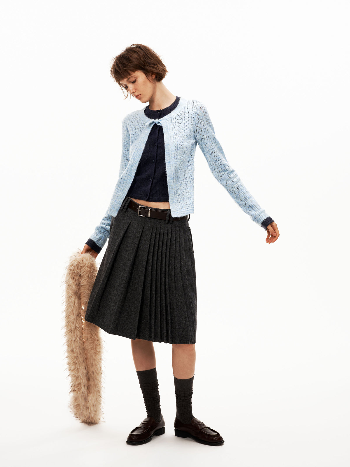 Duet Pointelle Cardigan