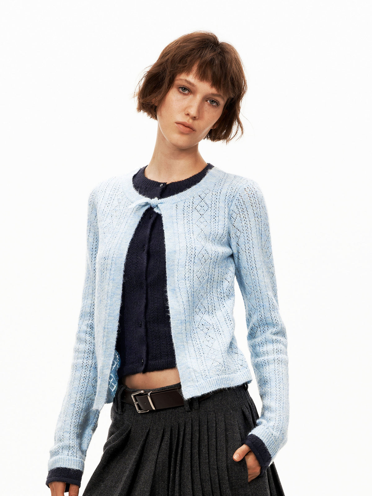 Duet Pointelle Cardigan
