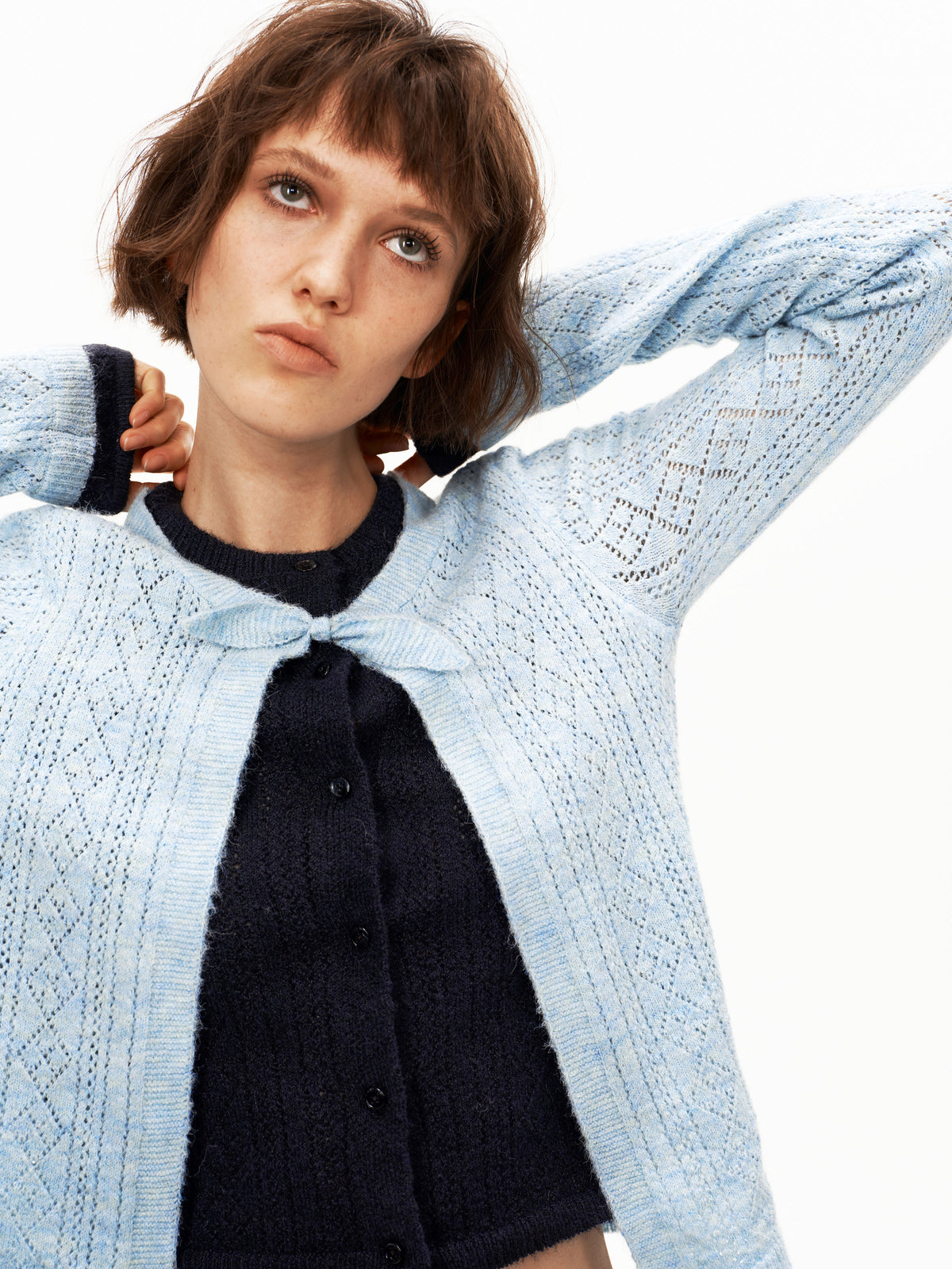 Duet Pointelle Cardigan