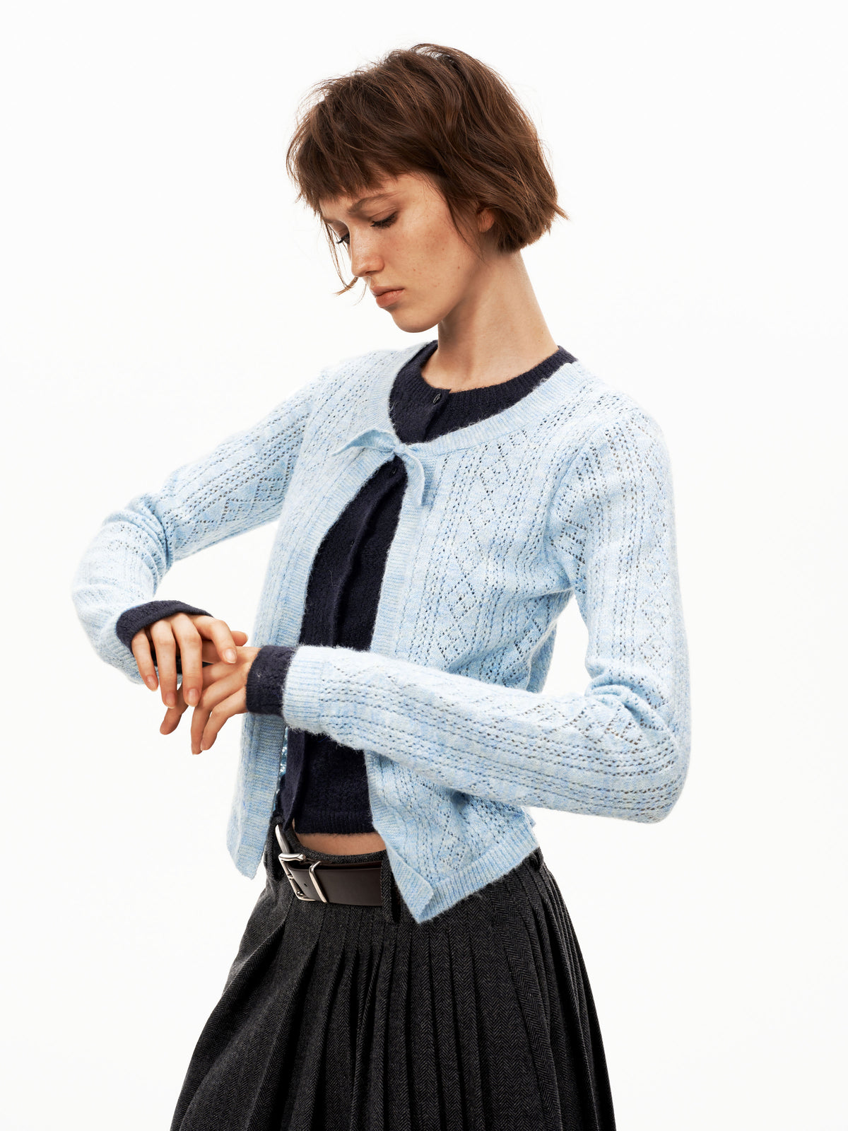 Duet Pointelle Cardigan