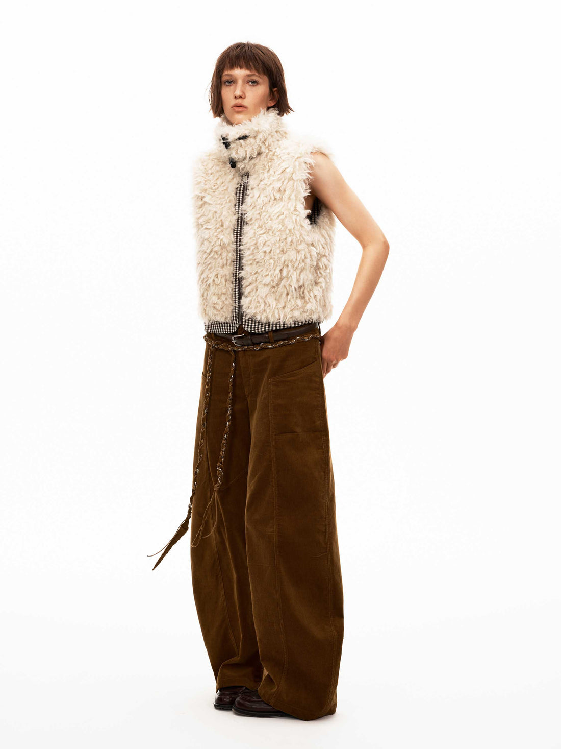 Reversible Faux Shearling Vest