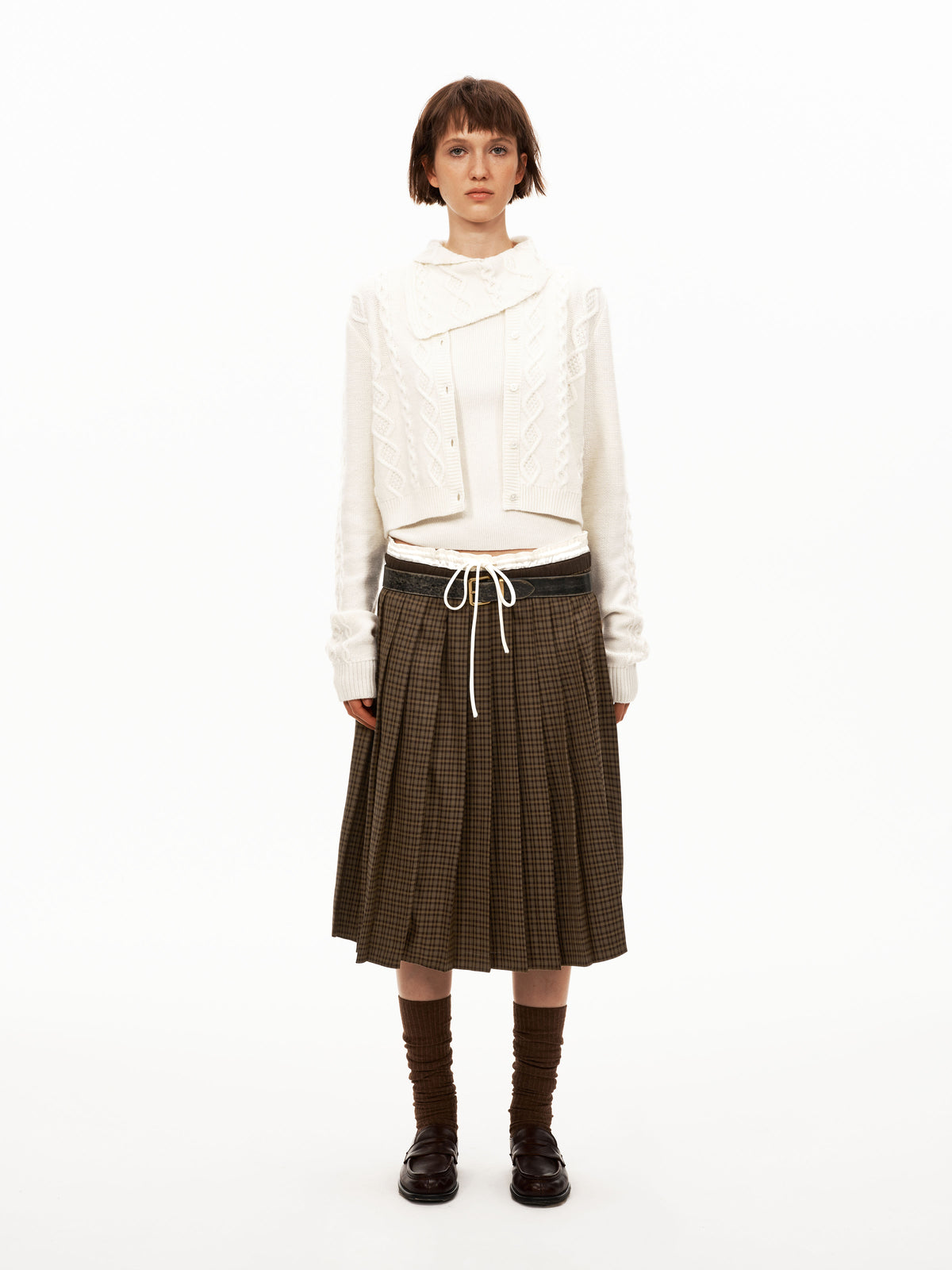 Minuet Cable Knit Twinset