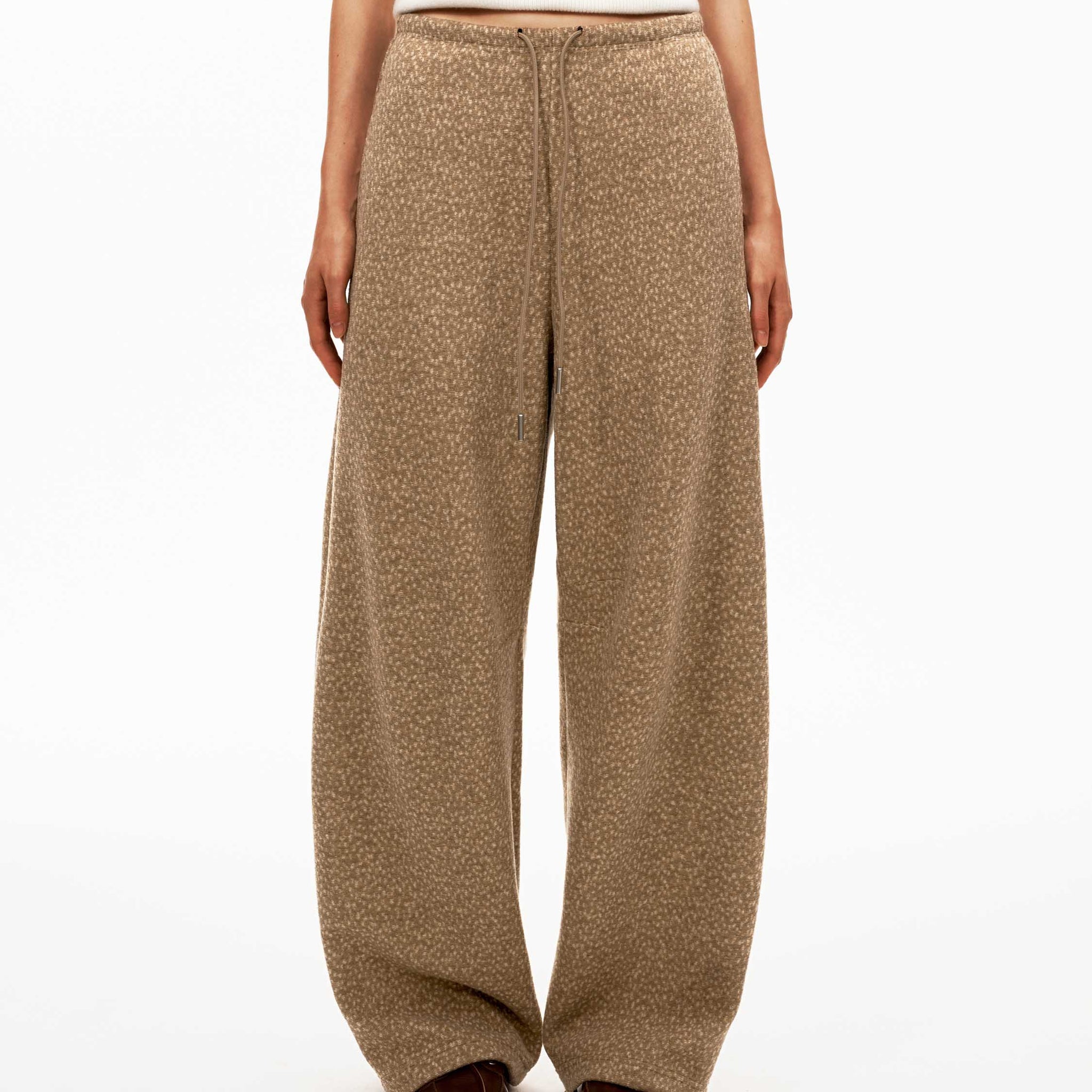 Cargo Sweatpants with Deer Camo Print