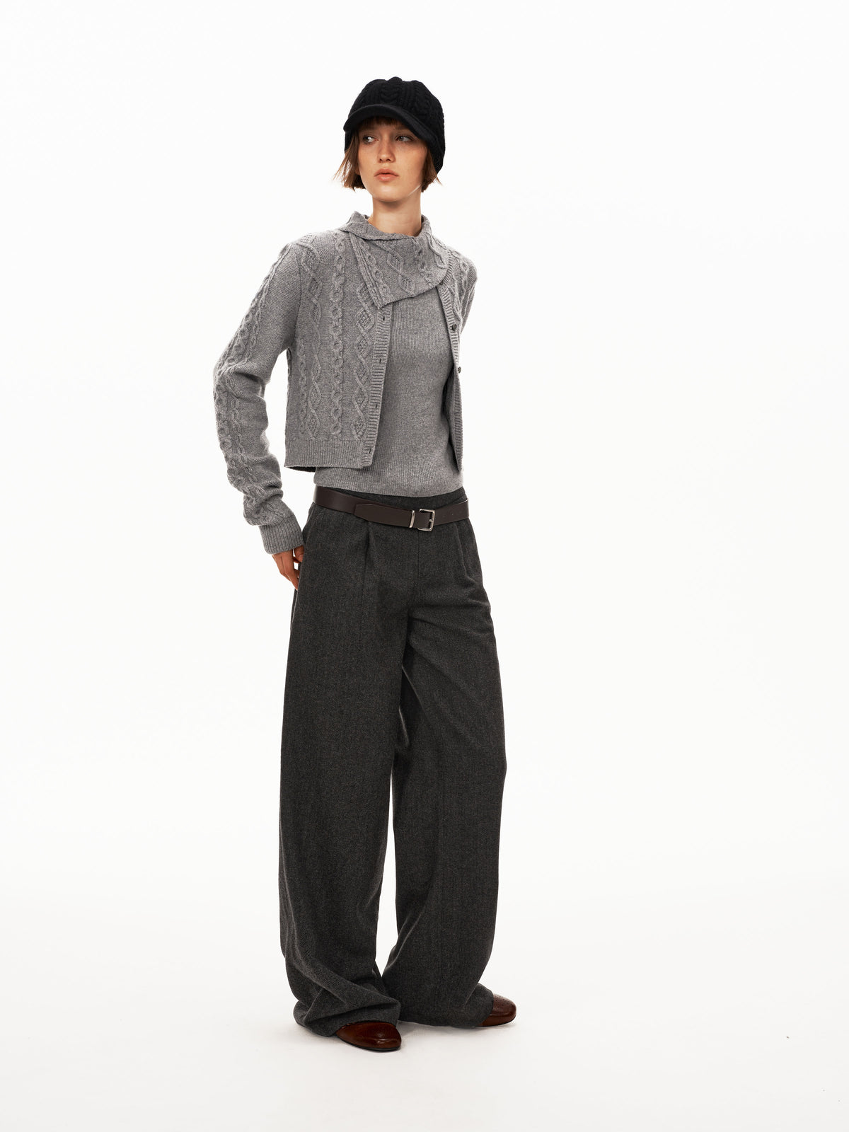 Minuet Cable Knit Twinset