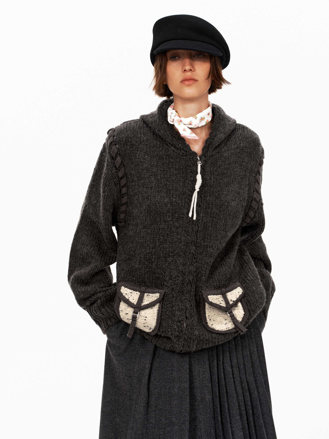 Pocket Sweater Jacket