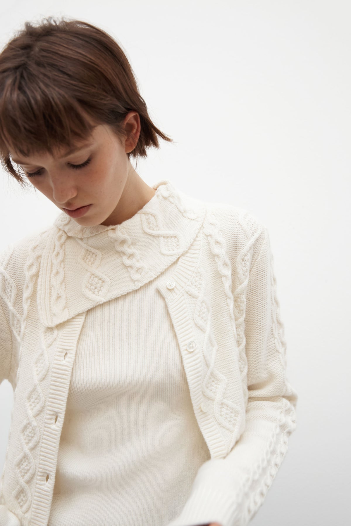 Minuet Cable Knit Twinset