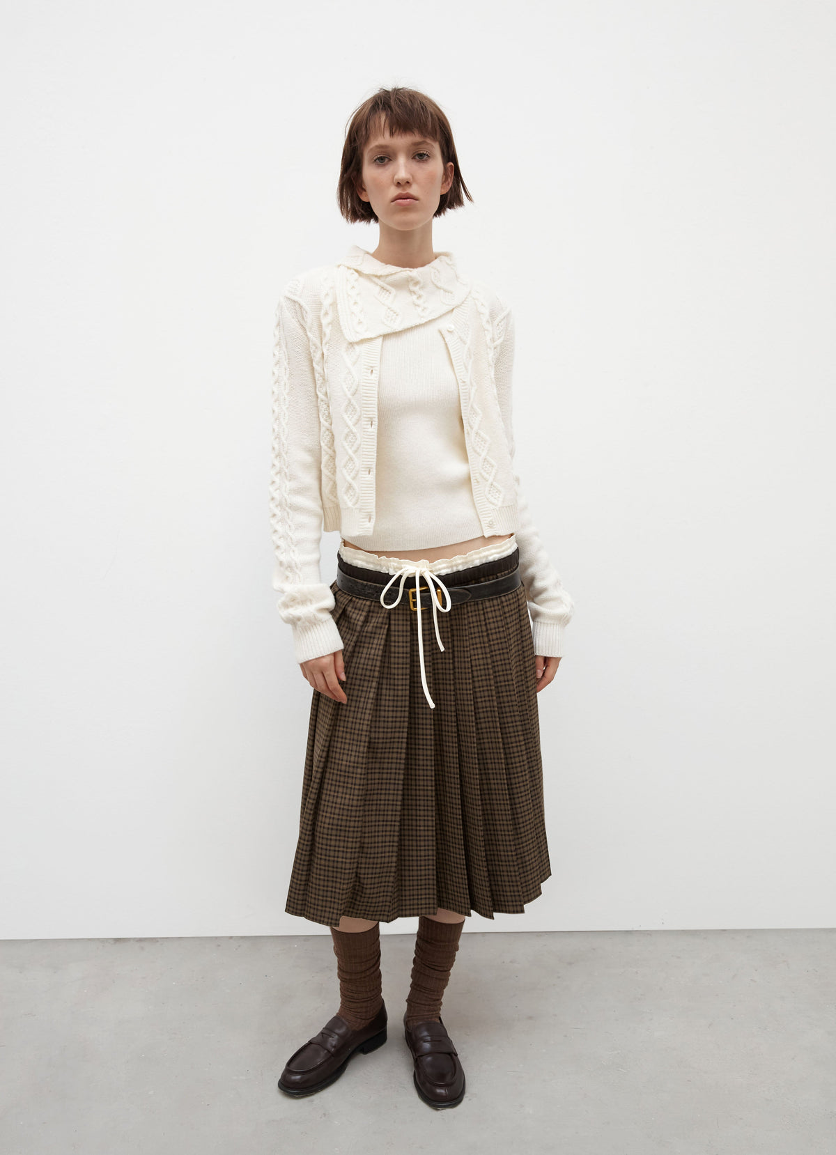 Minuet Cable Knit Twinset