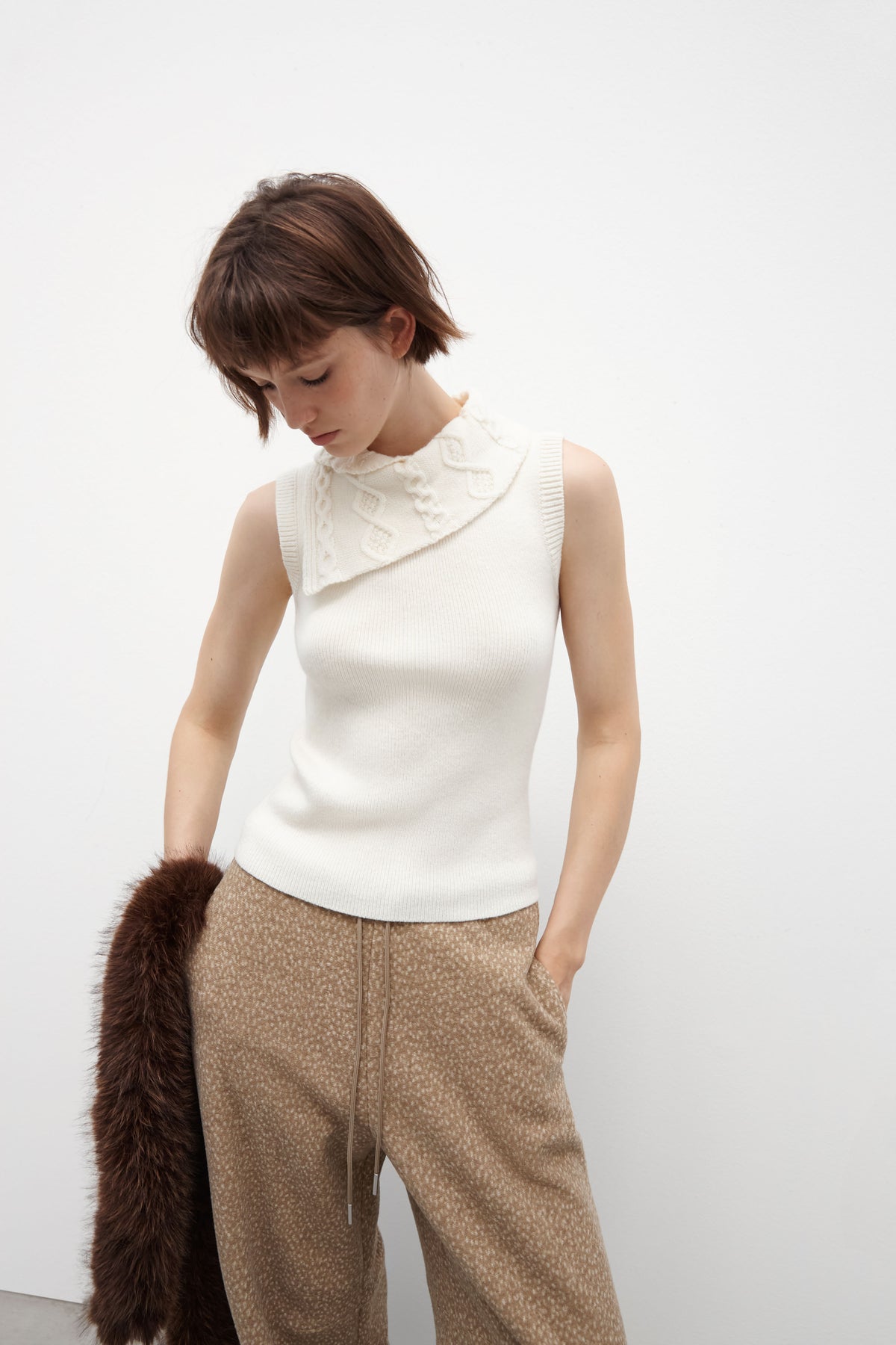 Minuet Cable Knit Twinset