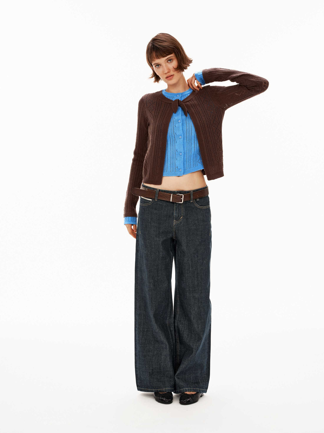 False Two-Piece Cardigan