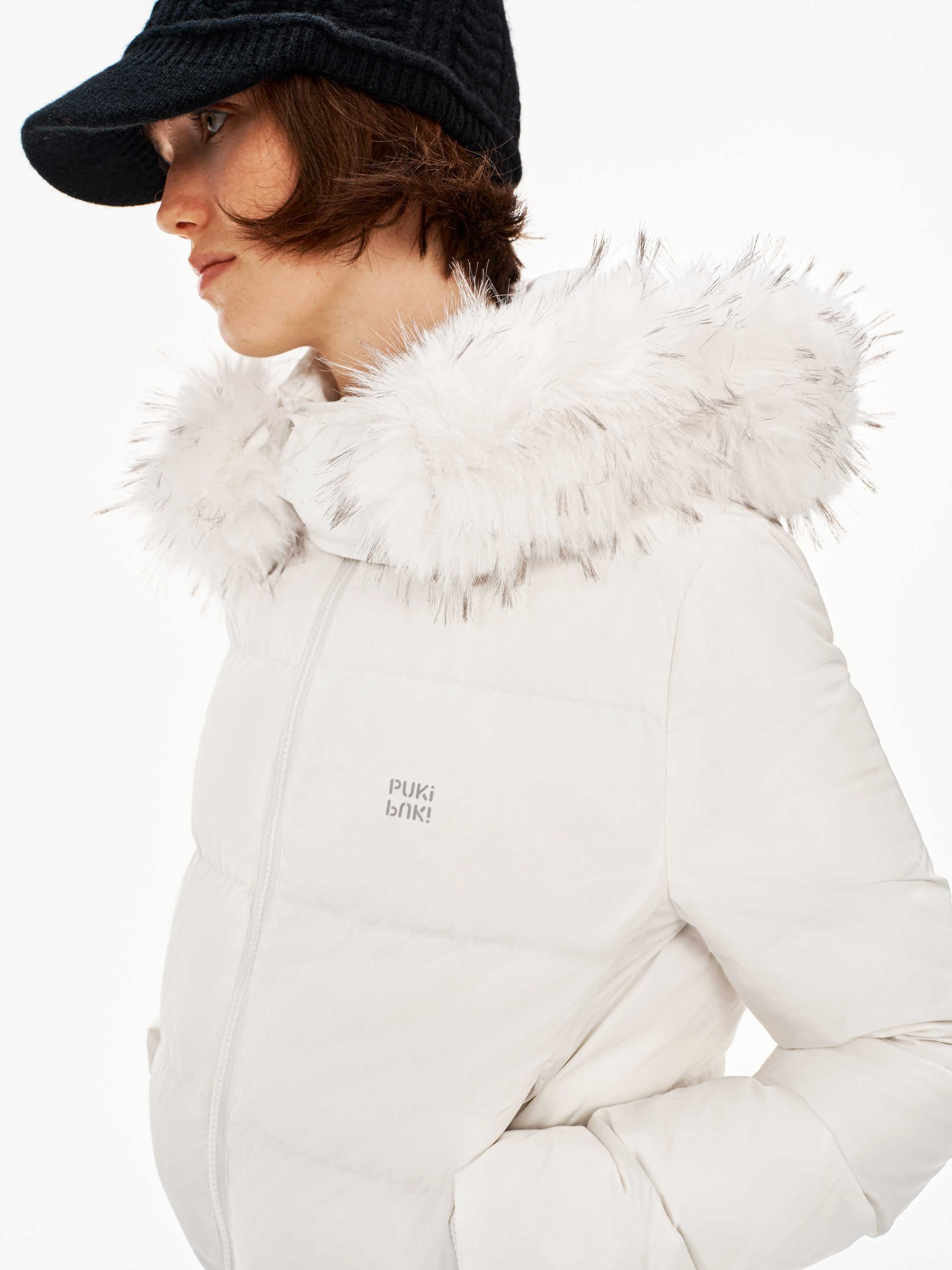 Down Fur Collar Coat