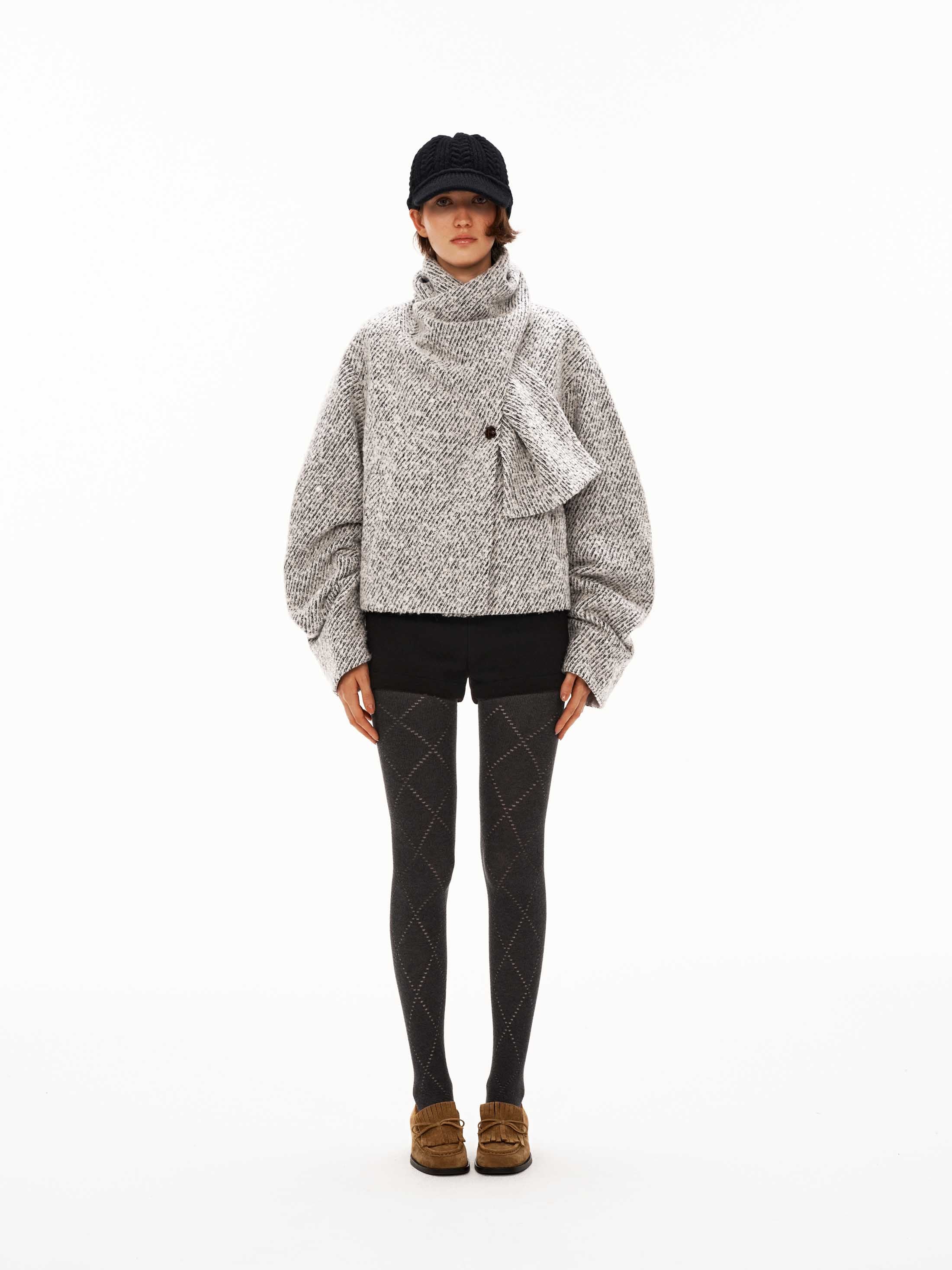 Belted Wool Overcoat