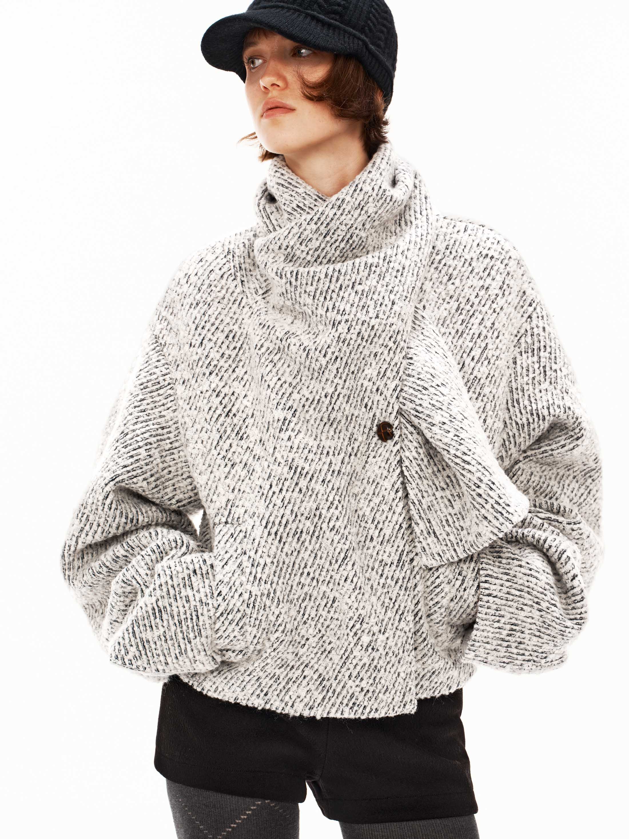 Belted Wool Overcoat