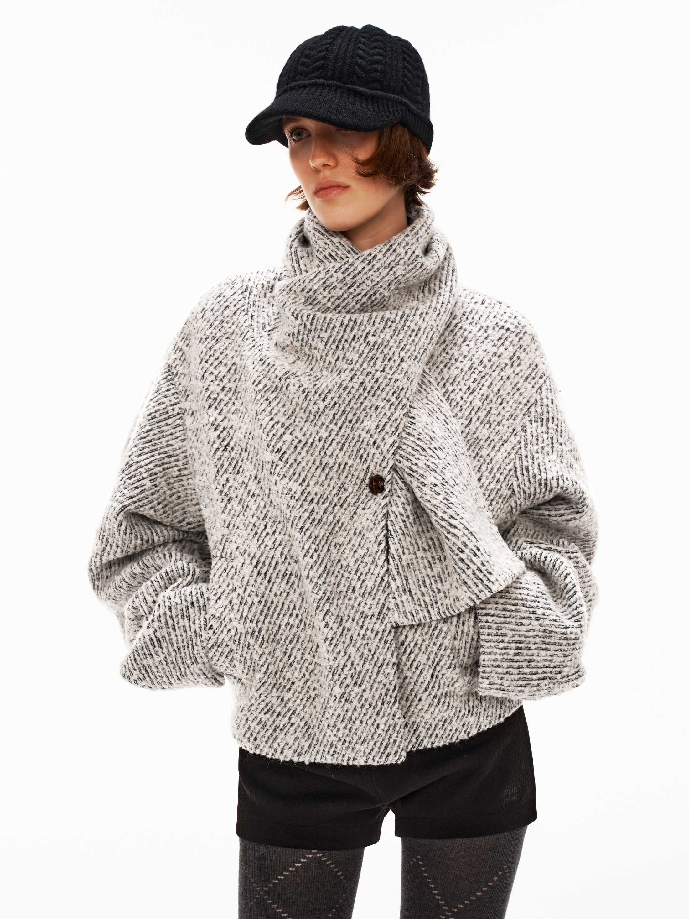 Belted Wool Overcoat