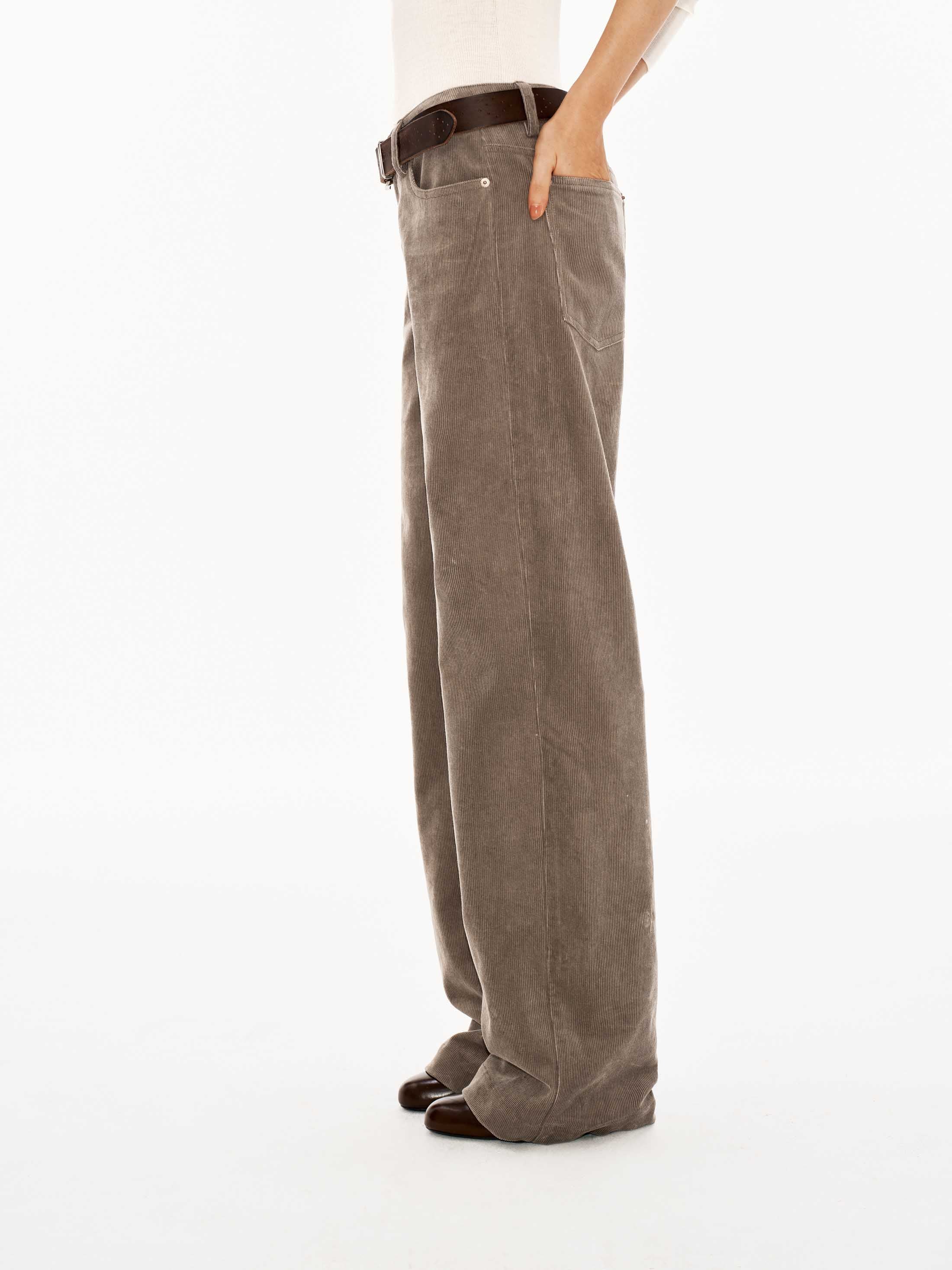 Straight Leg Corduroy Trouser