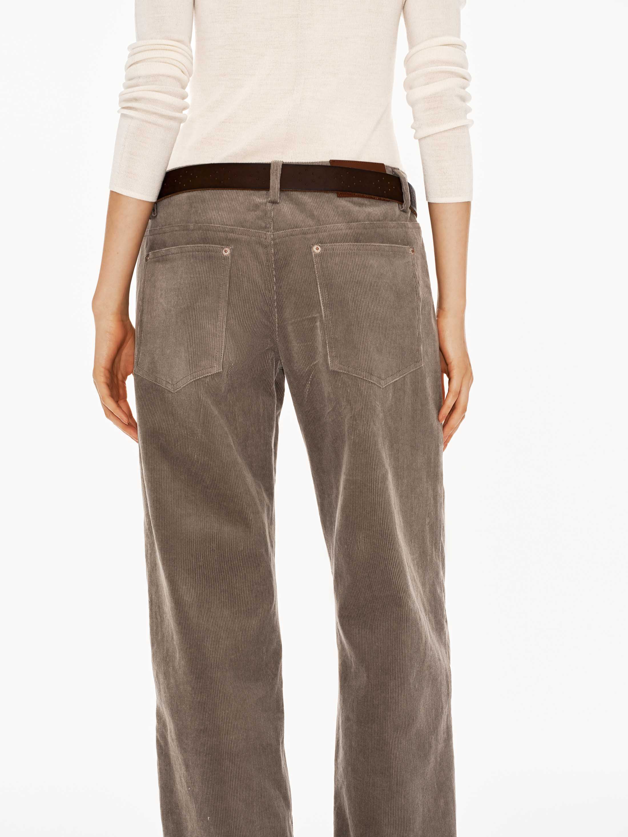 Straight Leg Corduroy Trouser