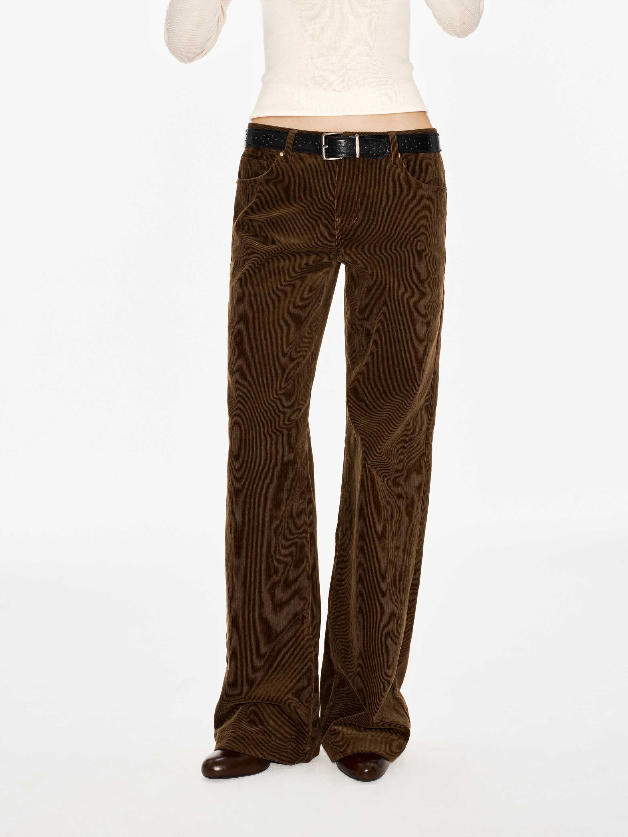 Straight Leg Corduroy Trouser
