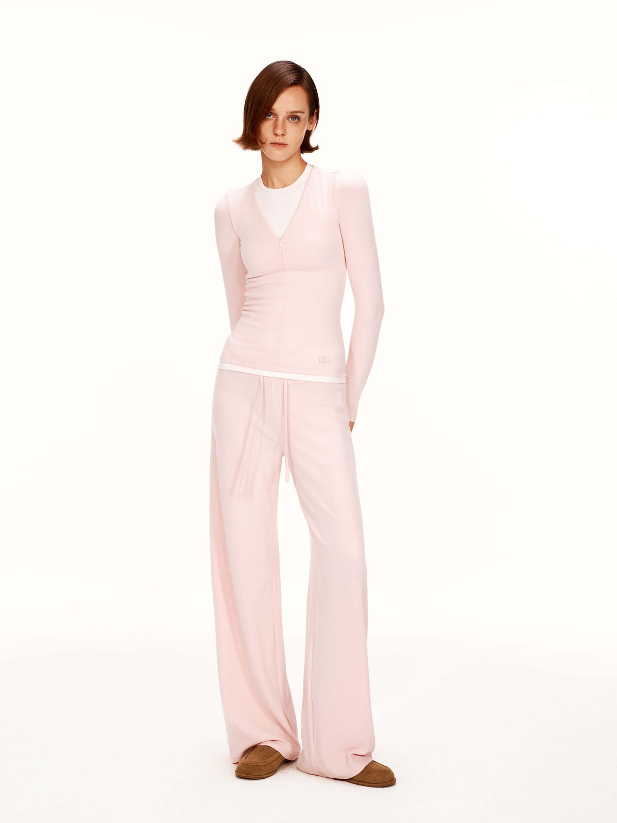 Layered V-Neck Set