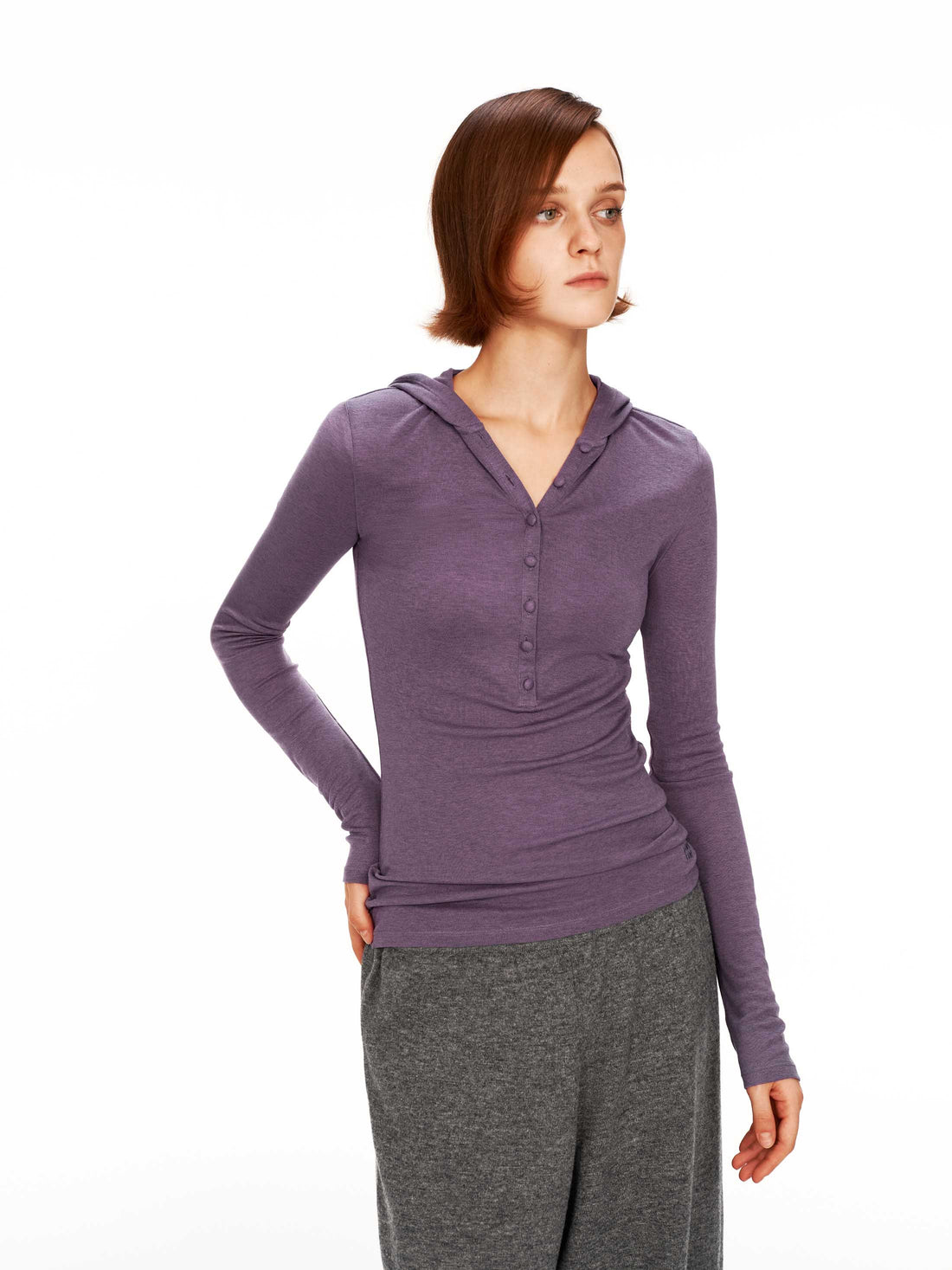 Lenzing™ Lyocell & Merino Wool Hooded Knit Base Layer