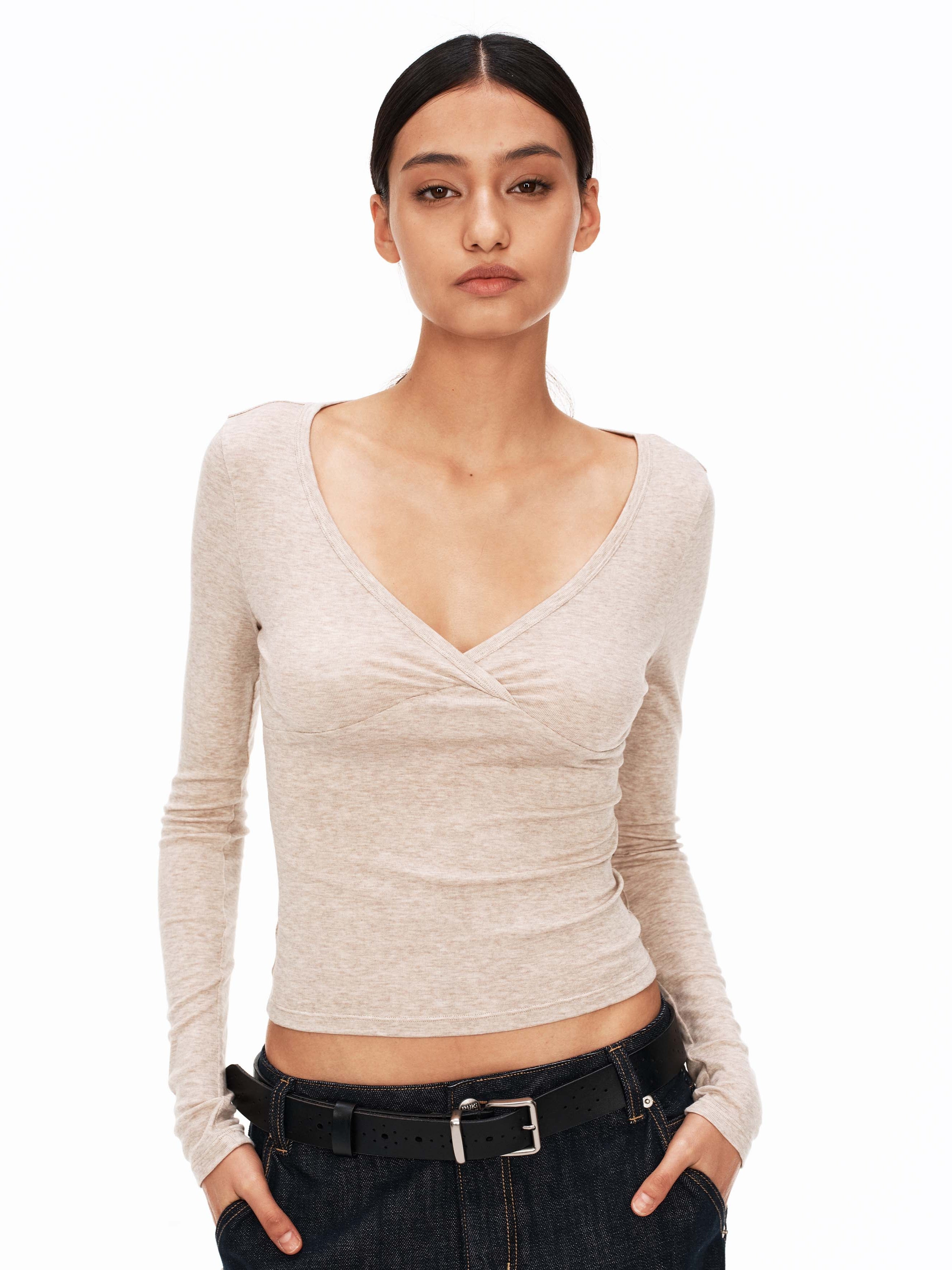 Twist V-Neck Base Layer