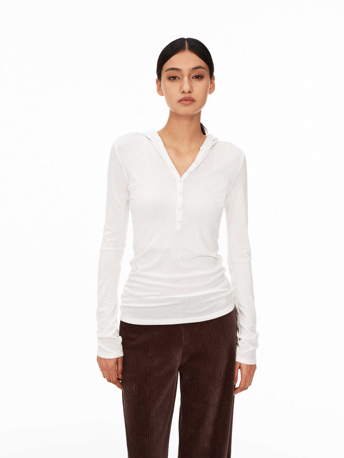 Lenzing™ Lyocell & Merino Wool Hooded Knit