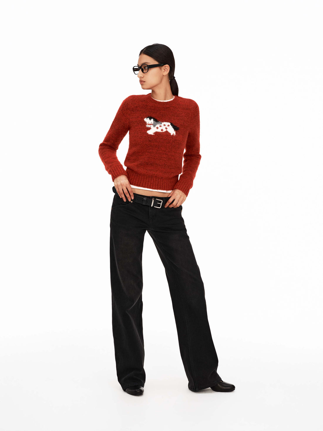 Lucky Horse Intarsia Sweater