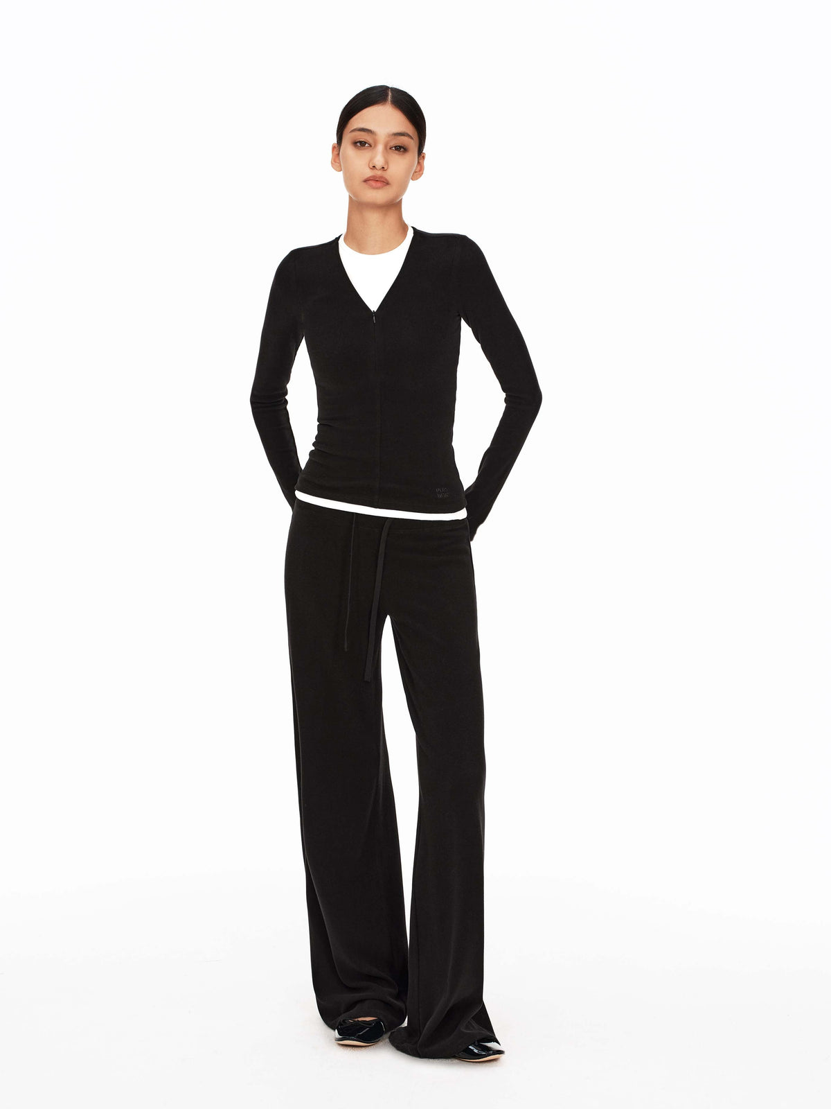 Layered V-Neck Set