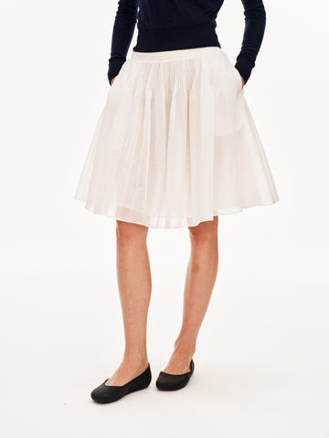 l-shaped Pleated Skirt