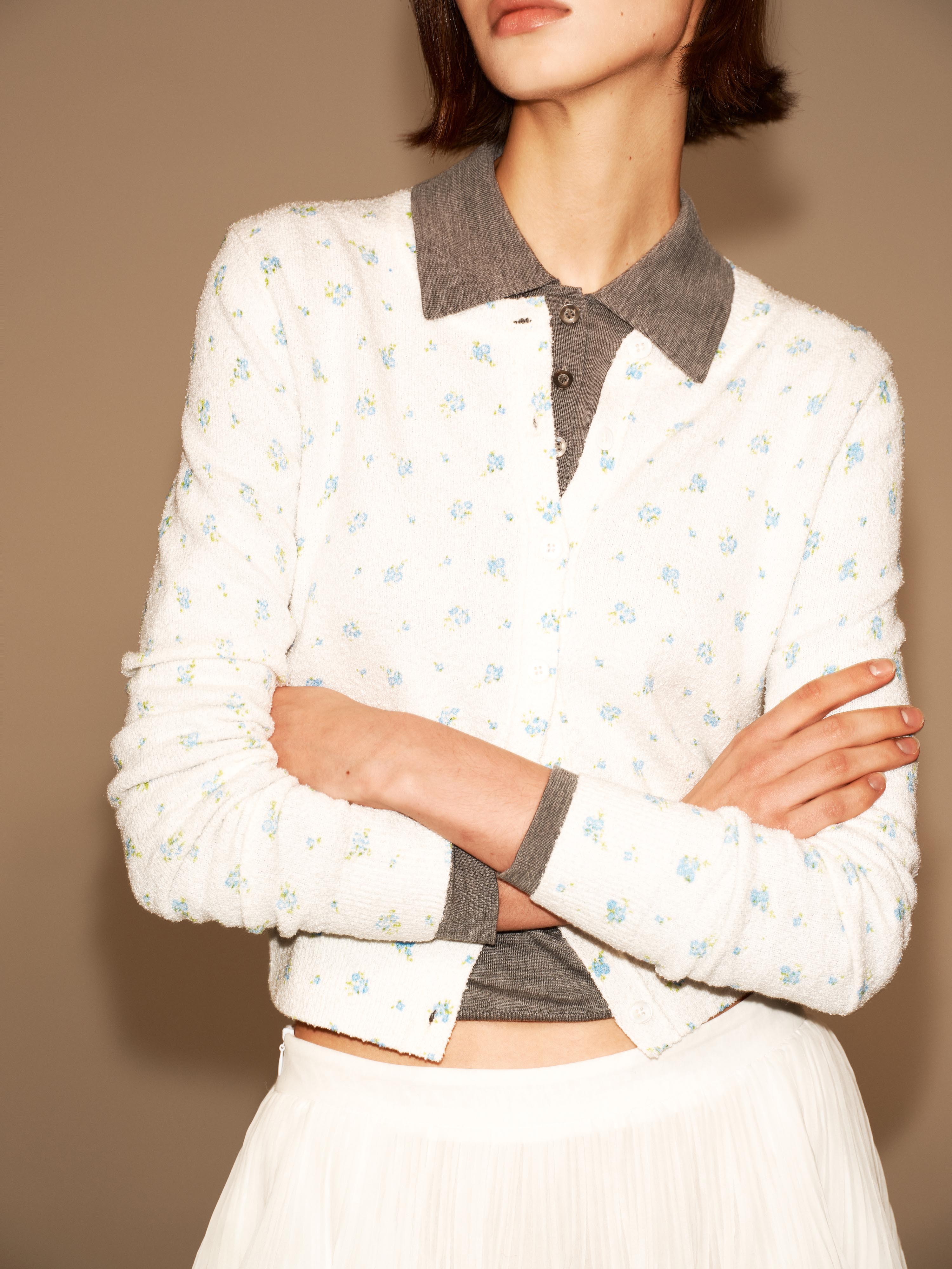 Floral Print Cardigan