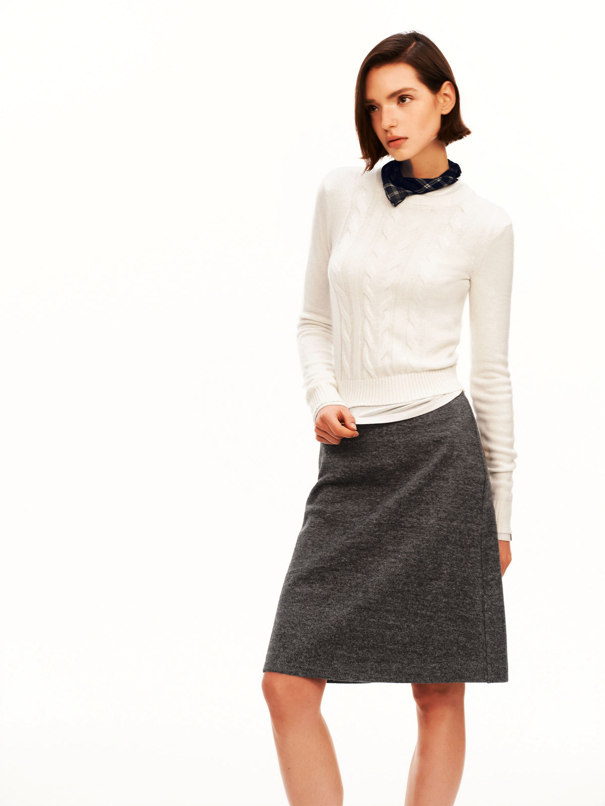 Cable-knit Pulloven