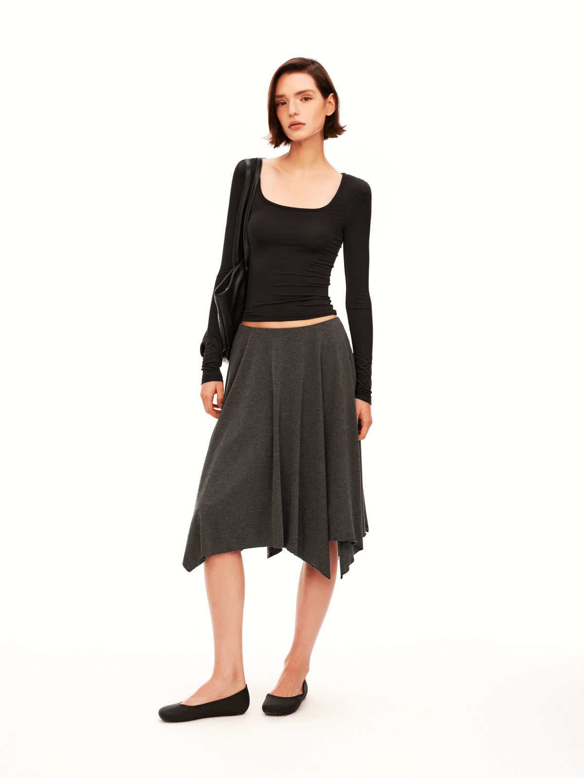 Knit Midi Skirt