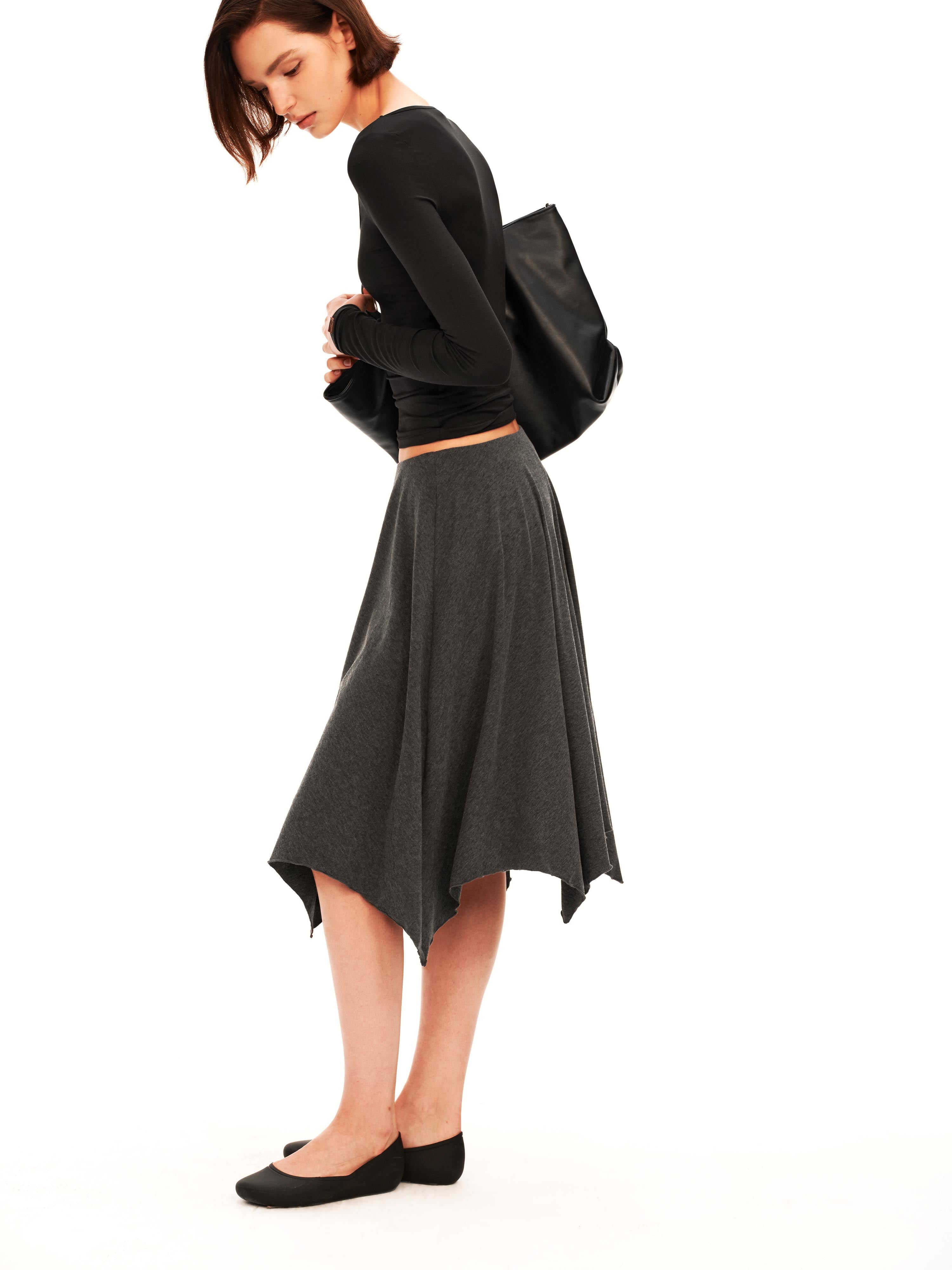 Knit Midi Skirt