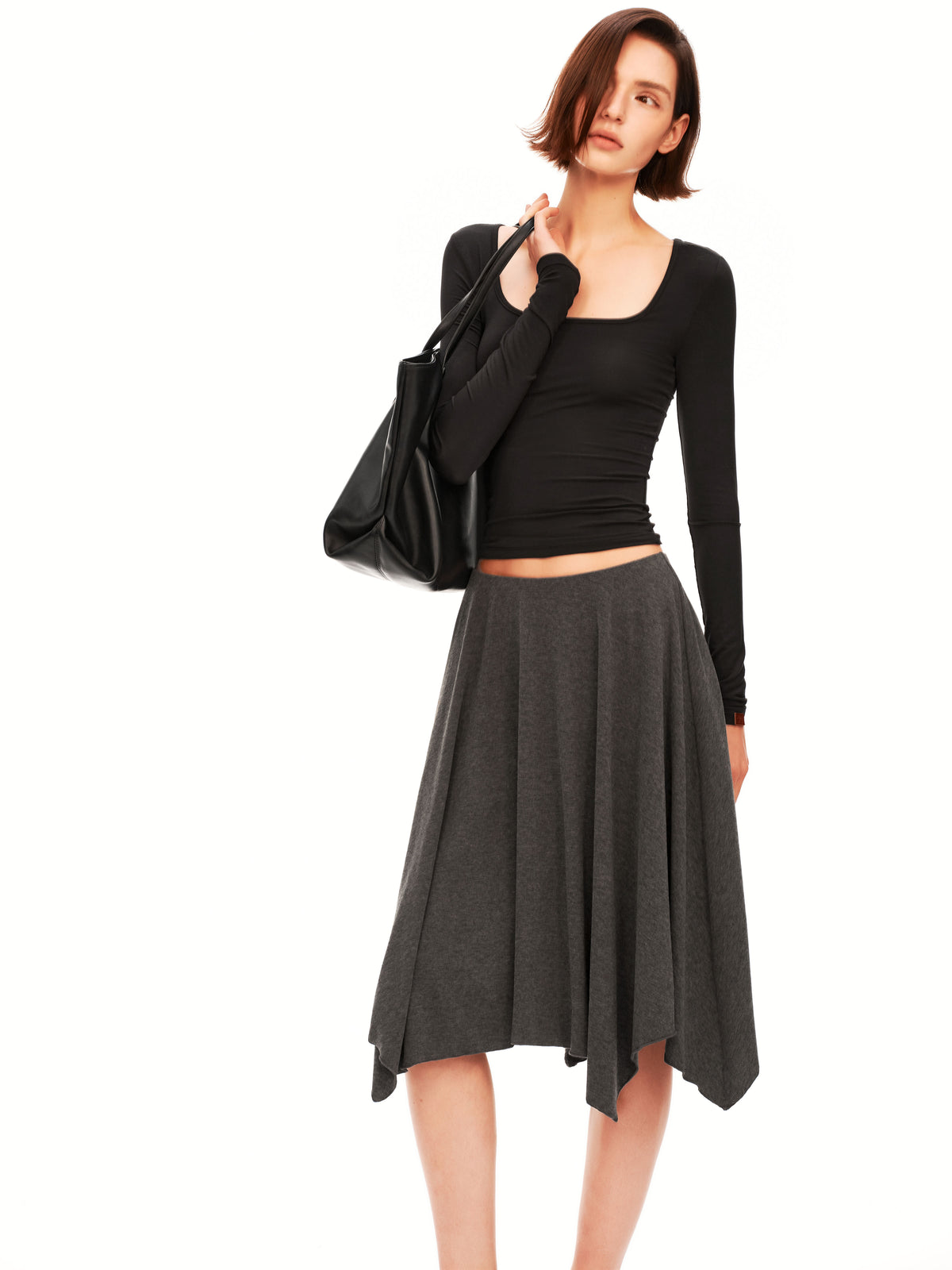 Knit Midi Skirt
