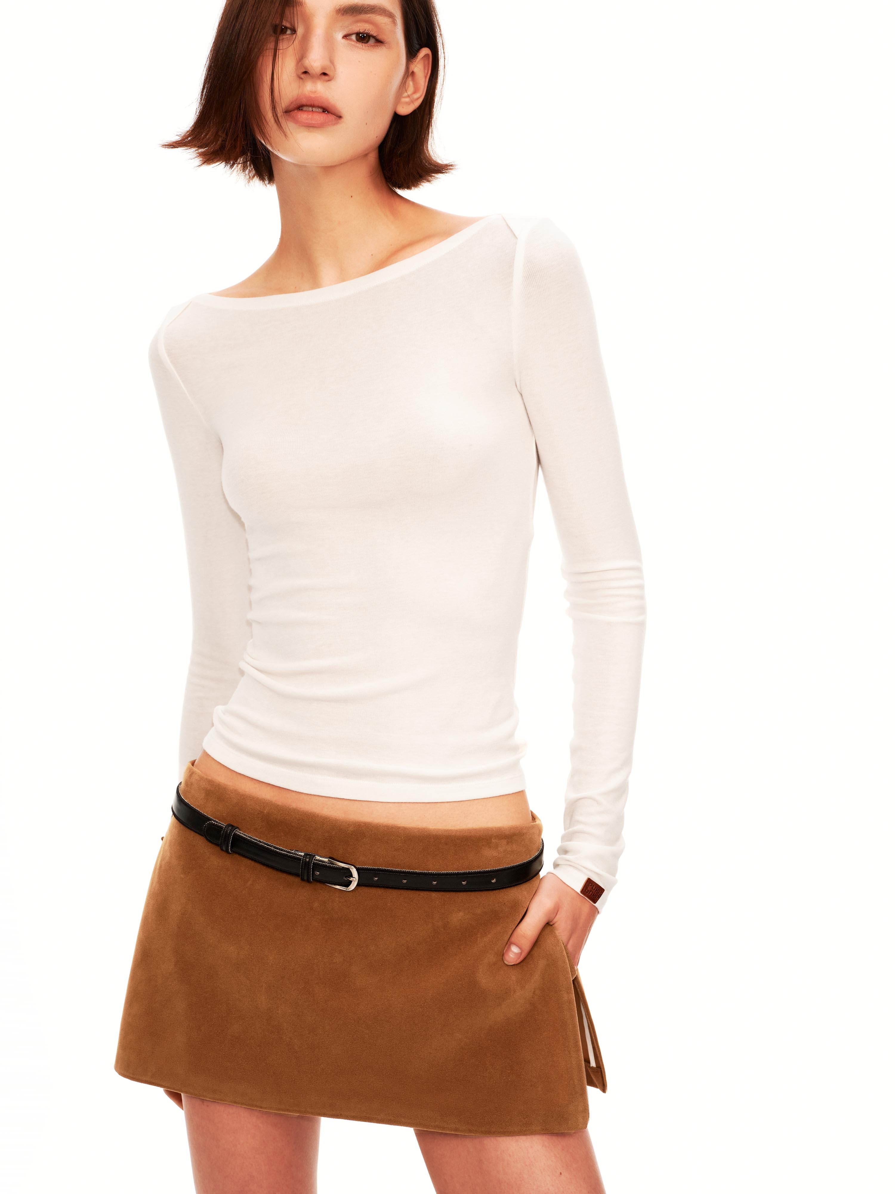 Tencel Wool Stretch Rib