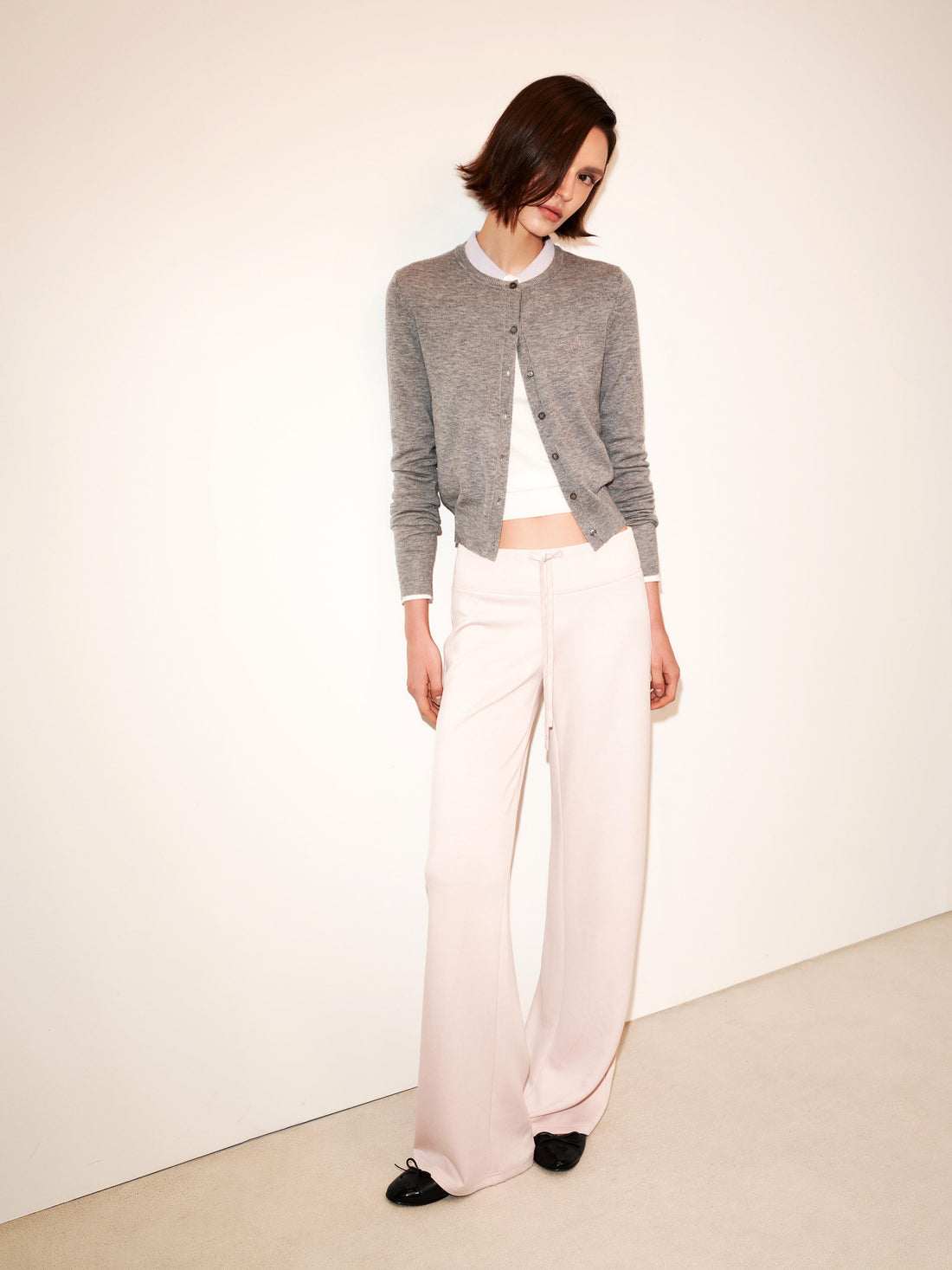 Basic Style Wool Cardigan