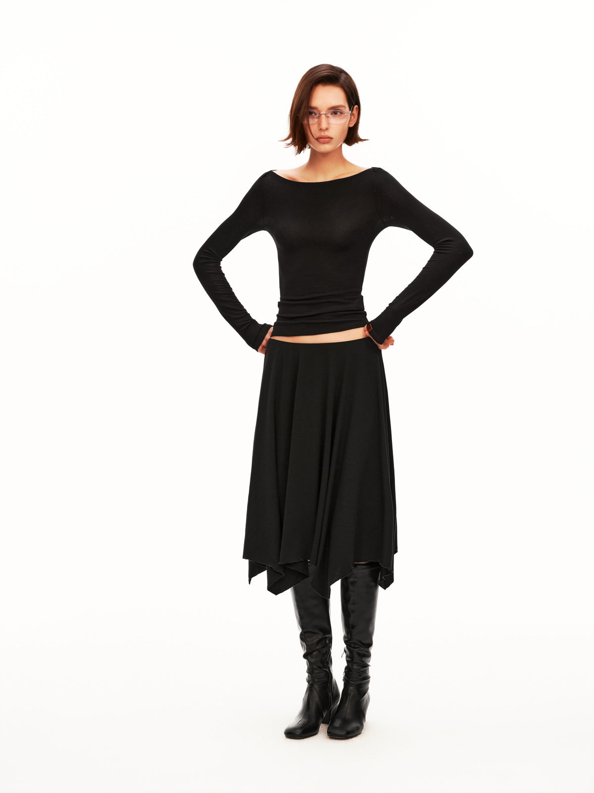 Knit Midi Skirt