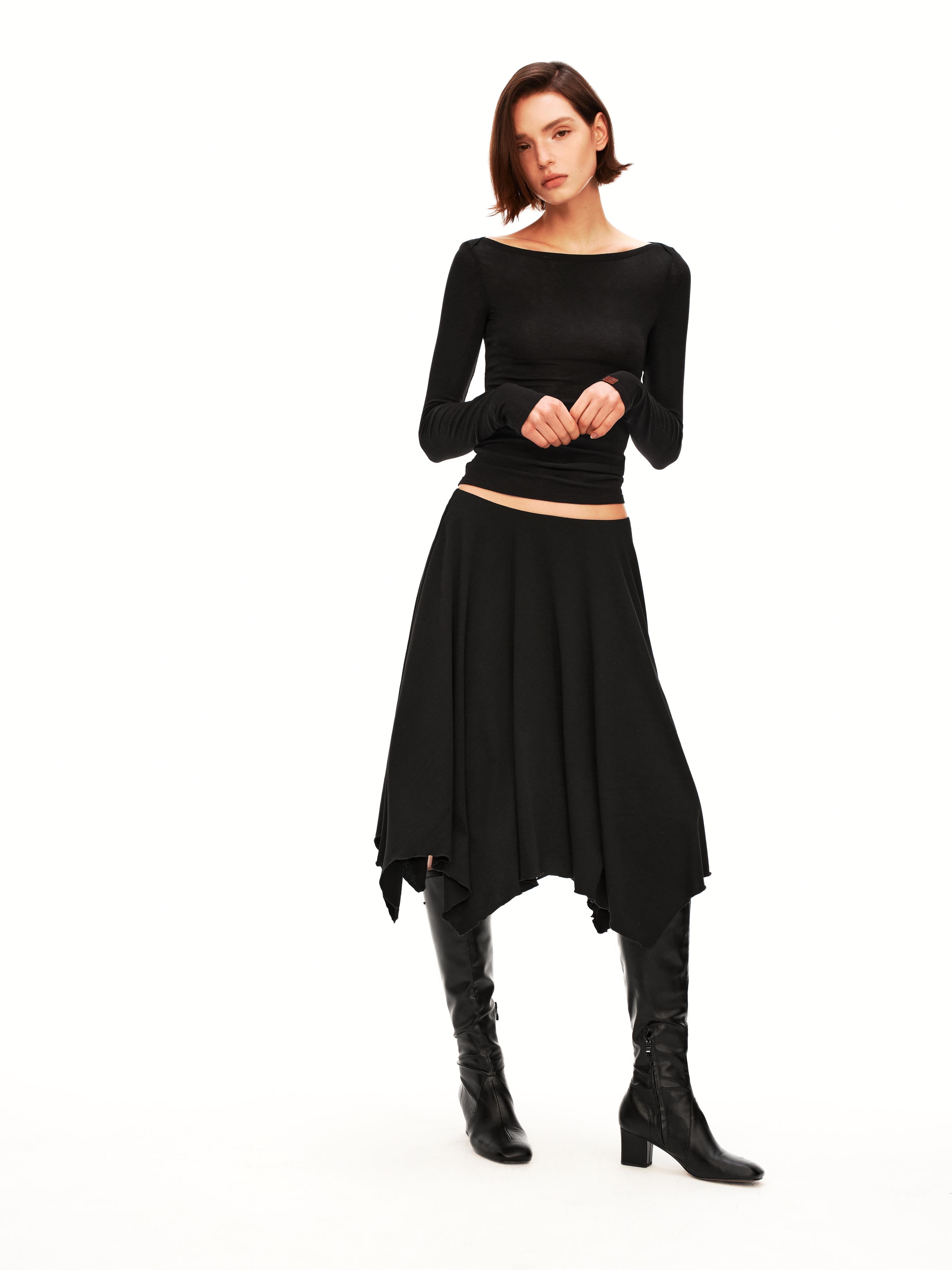 Knit Midi Skirt