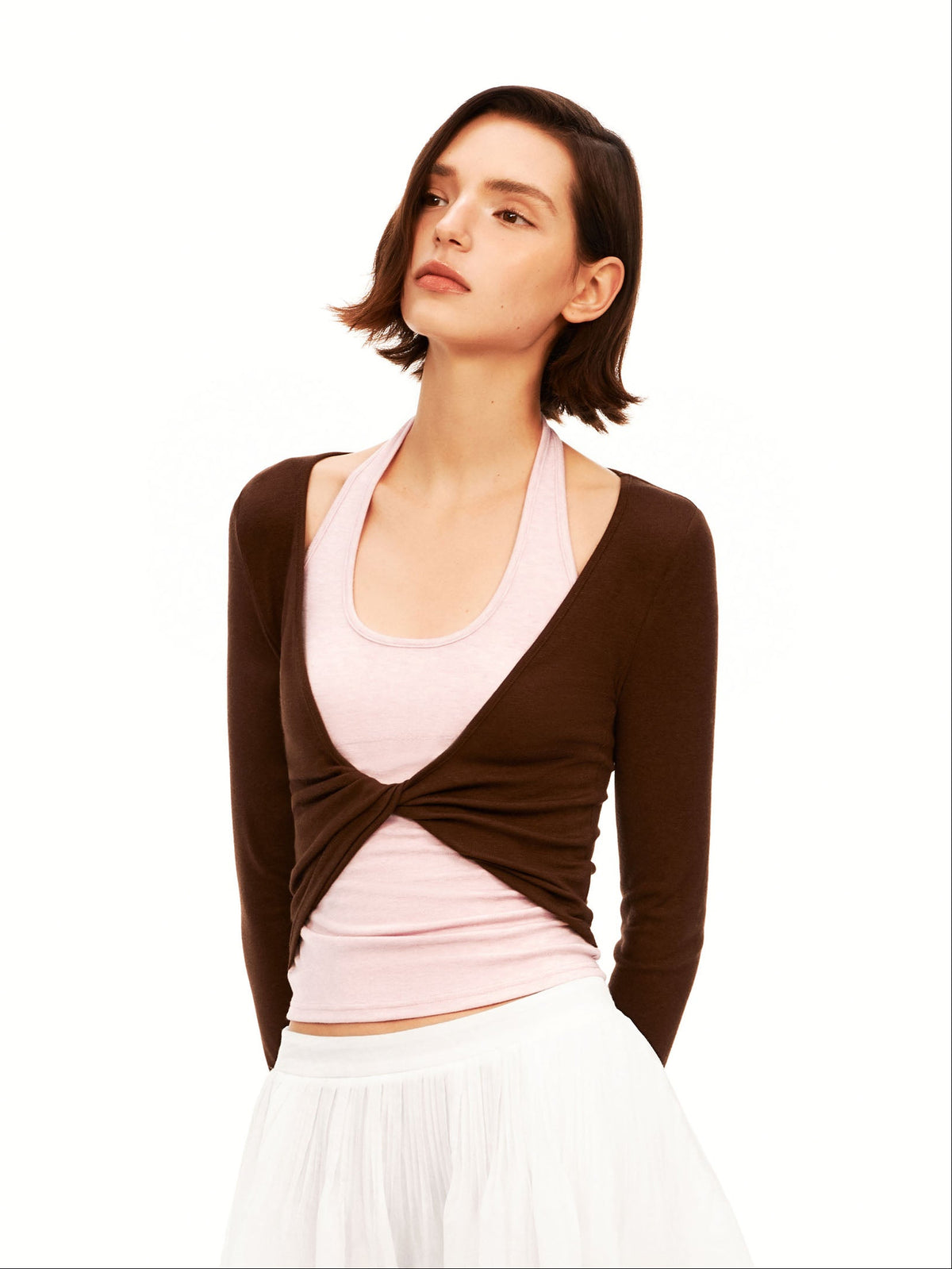Layered Long Sleeve Top