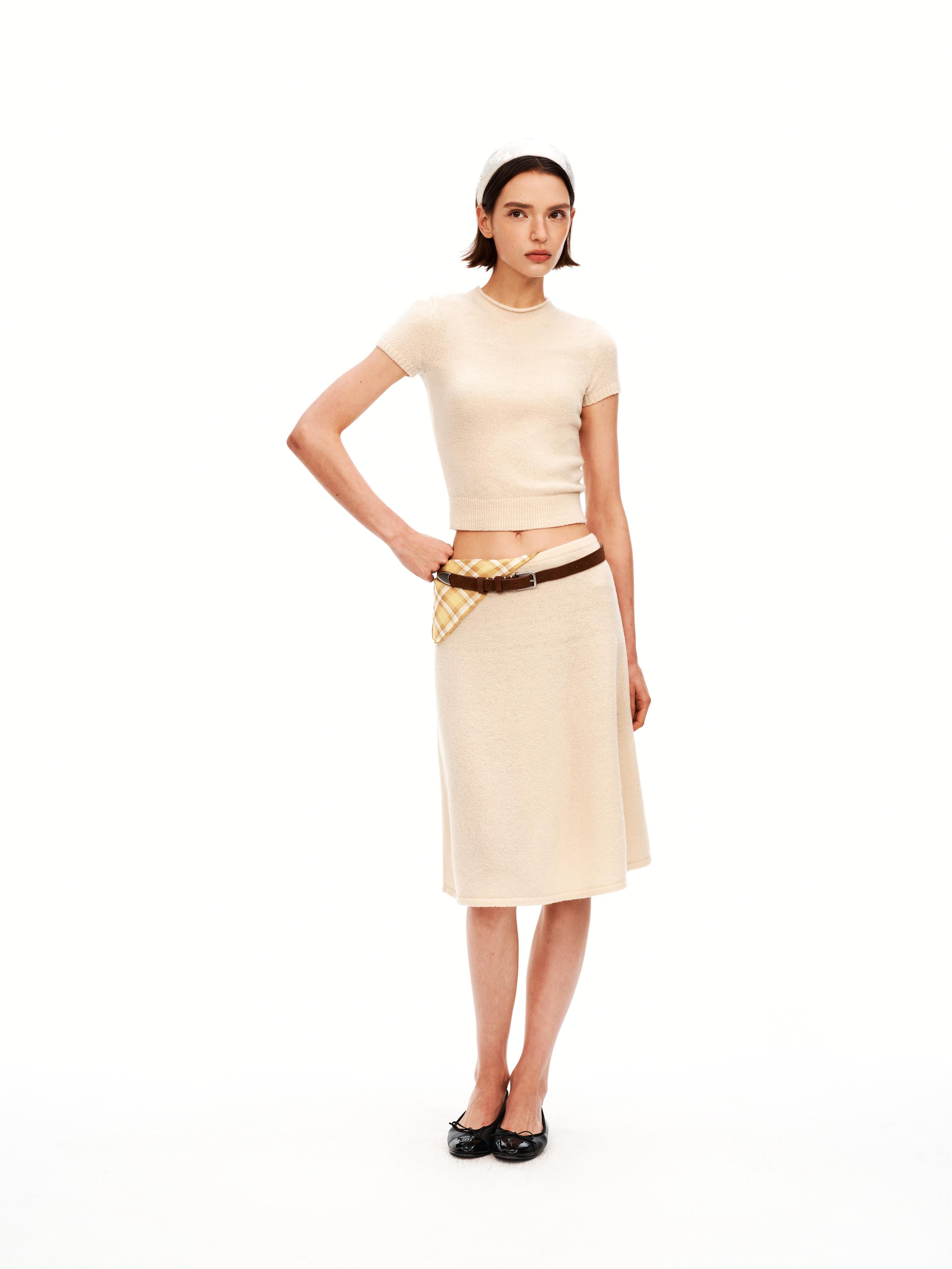 Textured Wool-blend Set