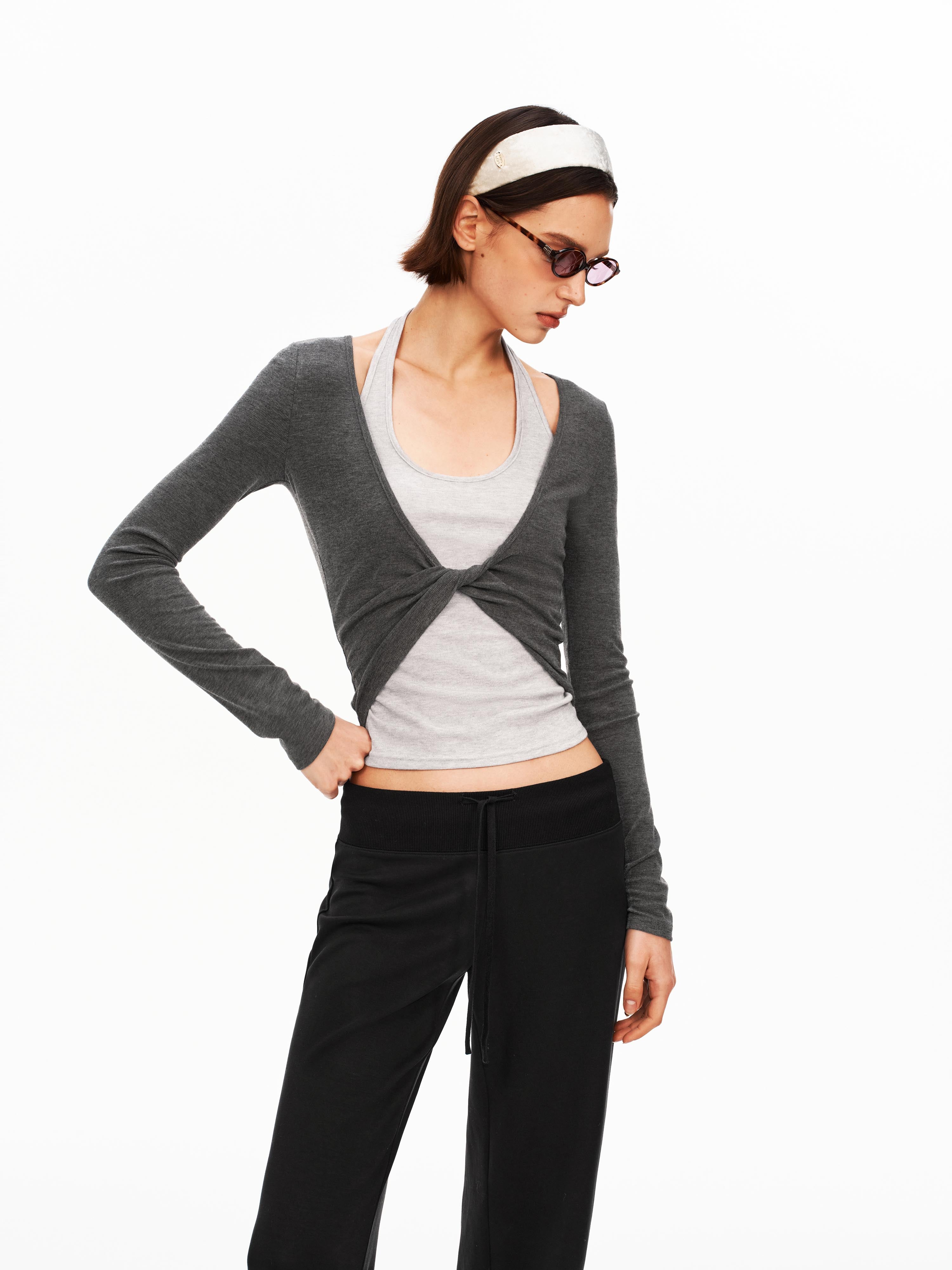 Layered Long Sleeve Top