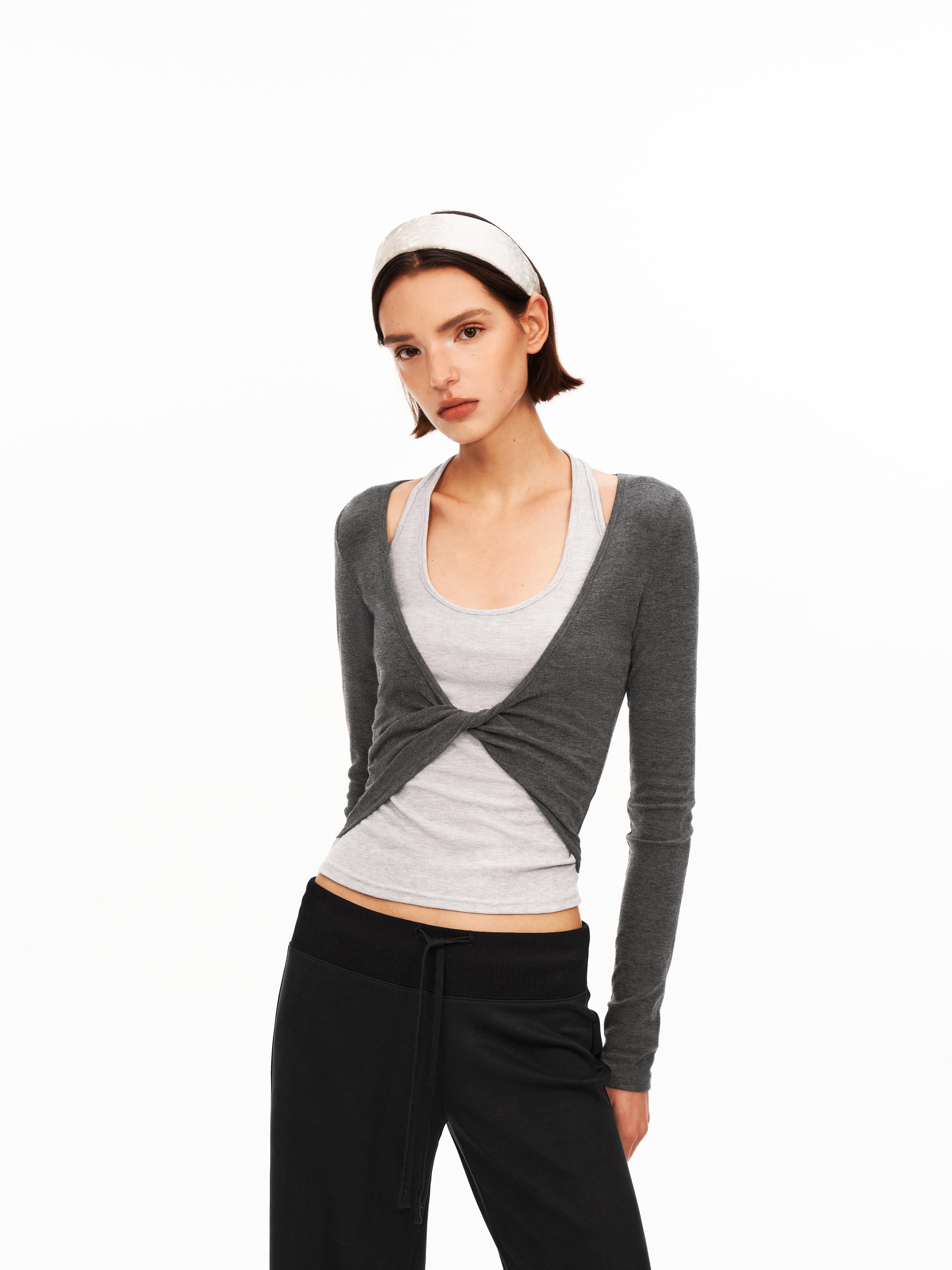 Layered Long Sleeve Top