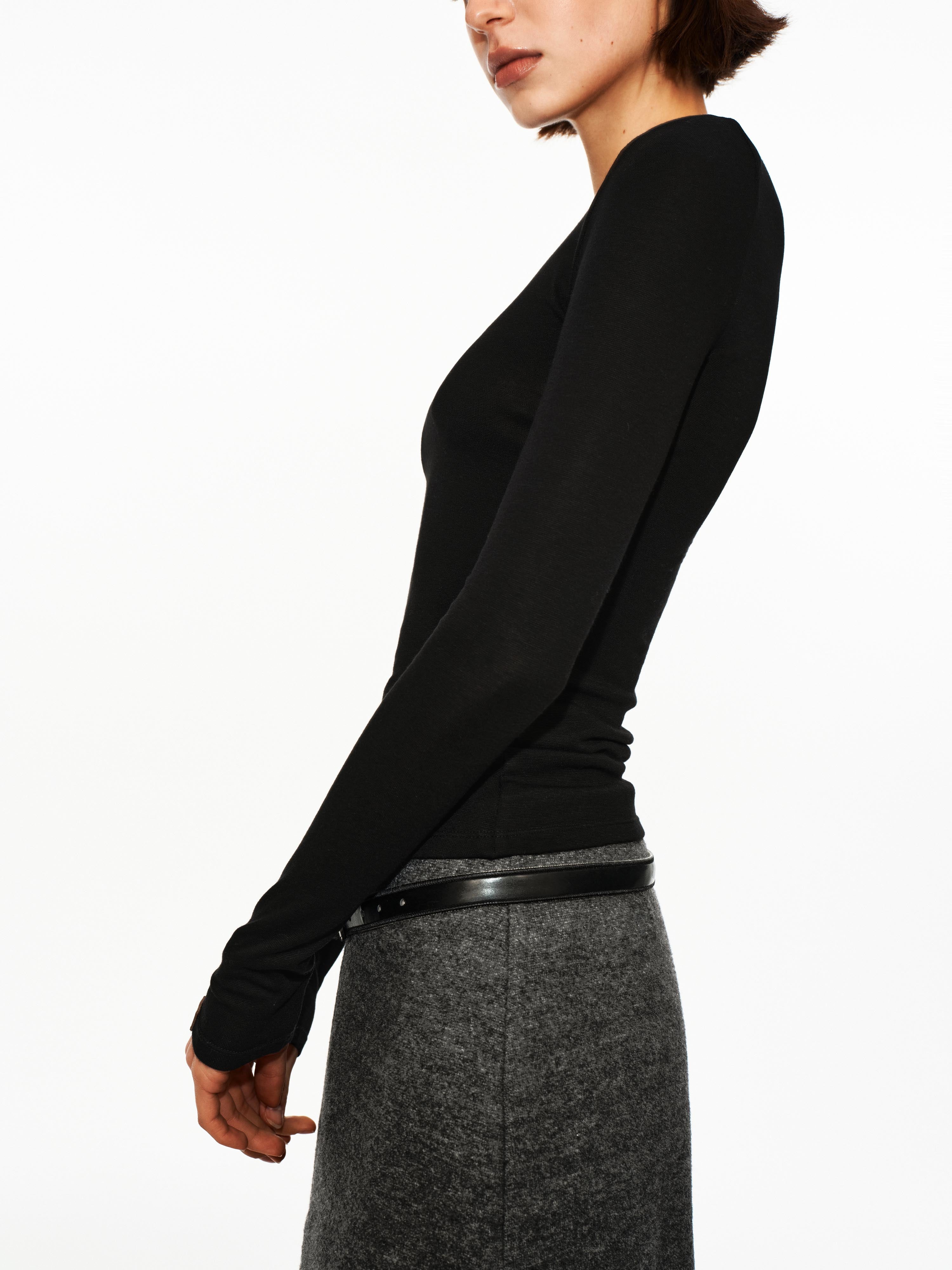 Jersey A-line Skirt