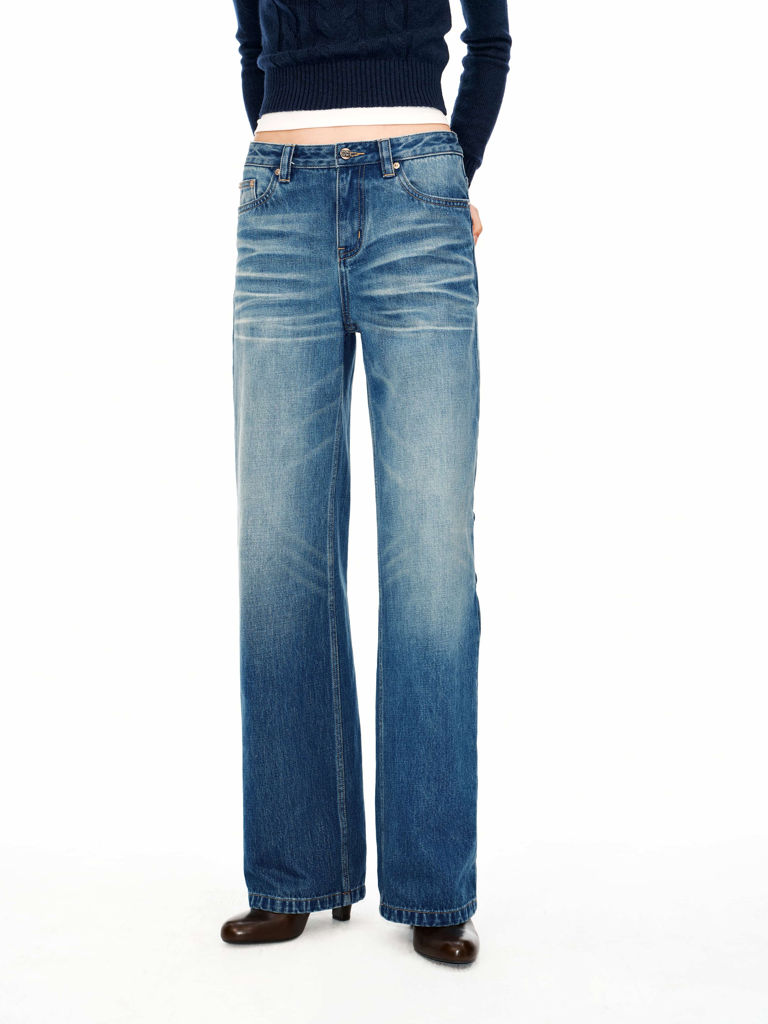 Mid Rise Lineup Jeans