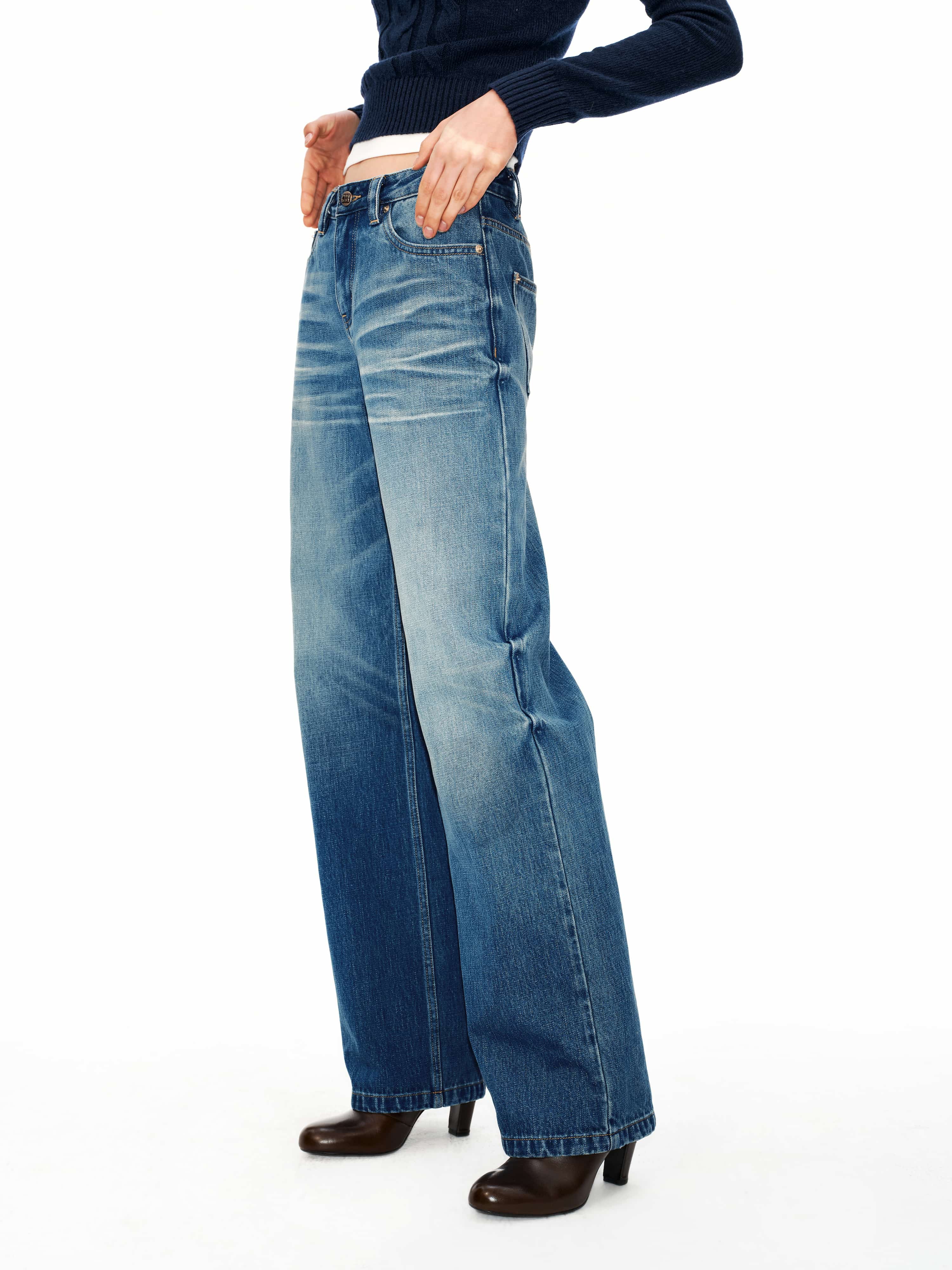 Mid Rise Lineup Jeans