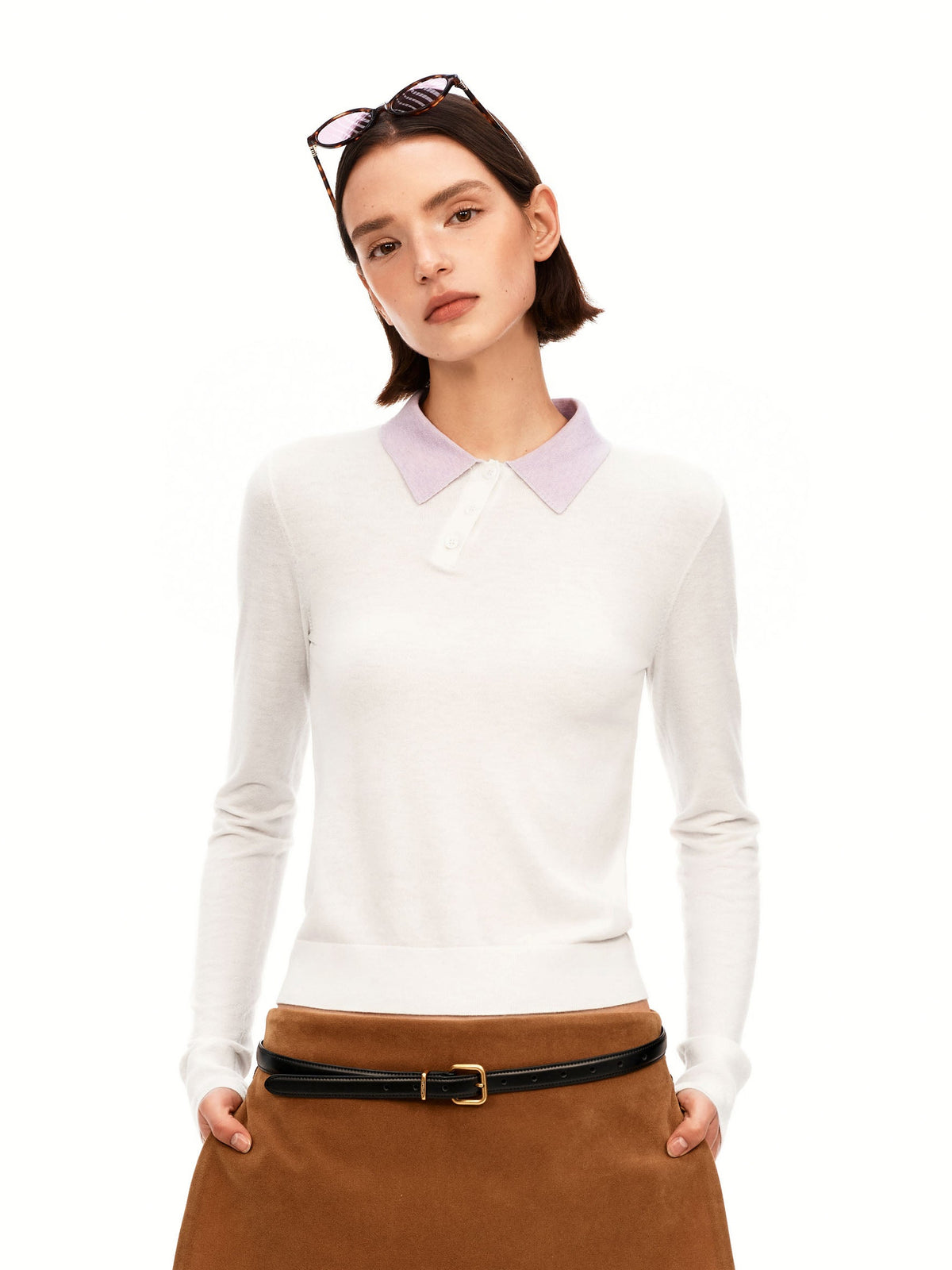 Knit Polo Shirt