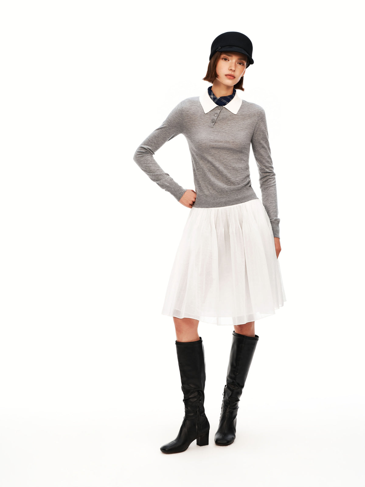 Knit Polo Shirt
